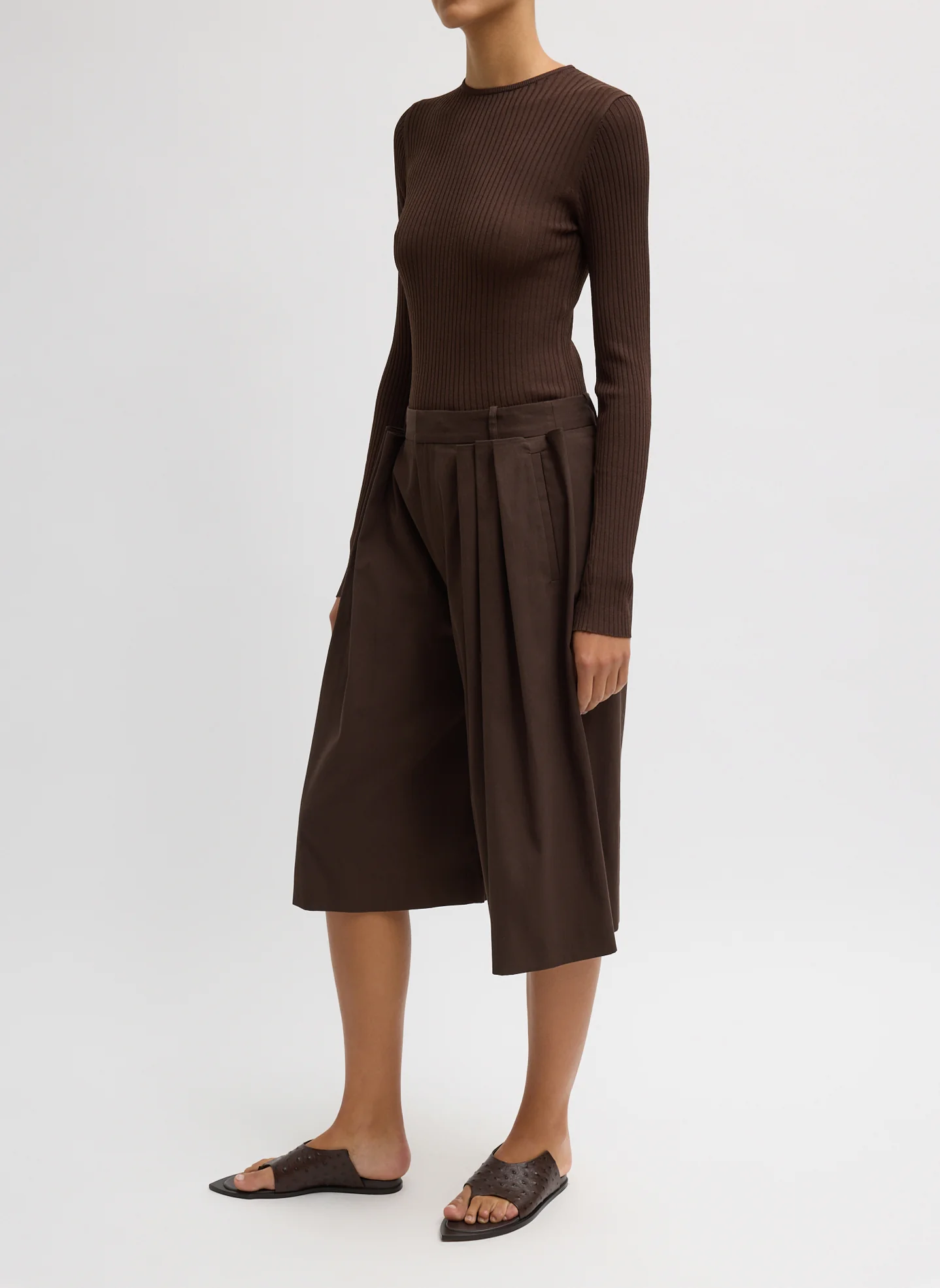 Ribbed Sweater Crewneck Pullover - Image 7