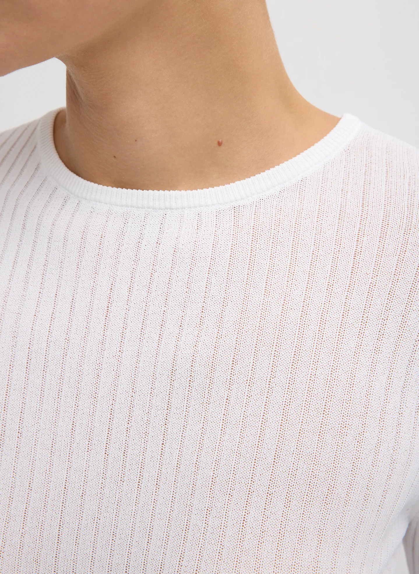 Ribbed Sweater Crewneck Pullover - Image 7