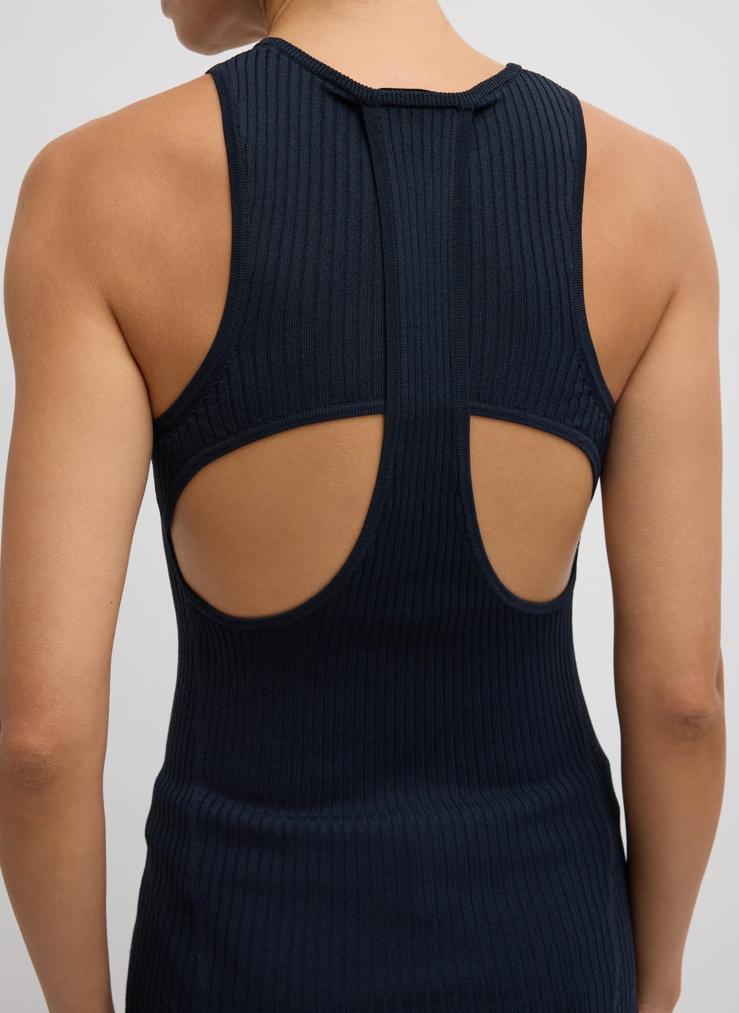 Ribbed Sweater Cut Out Tank - Image 4