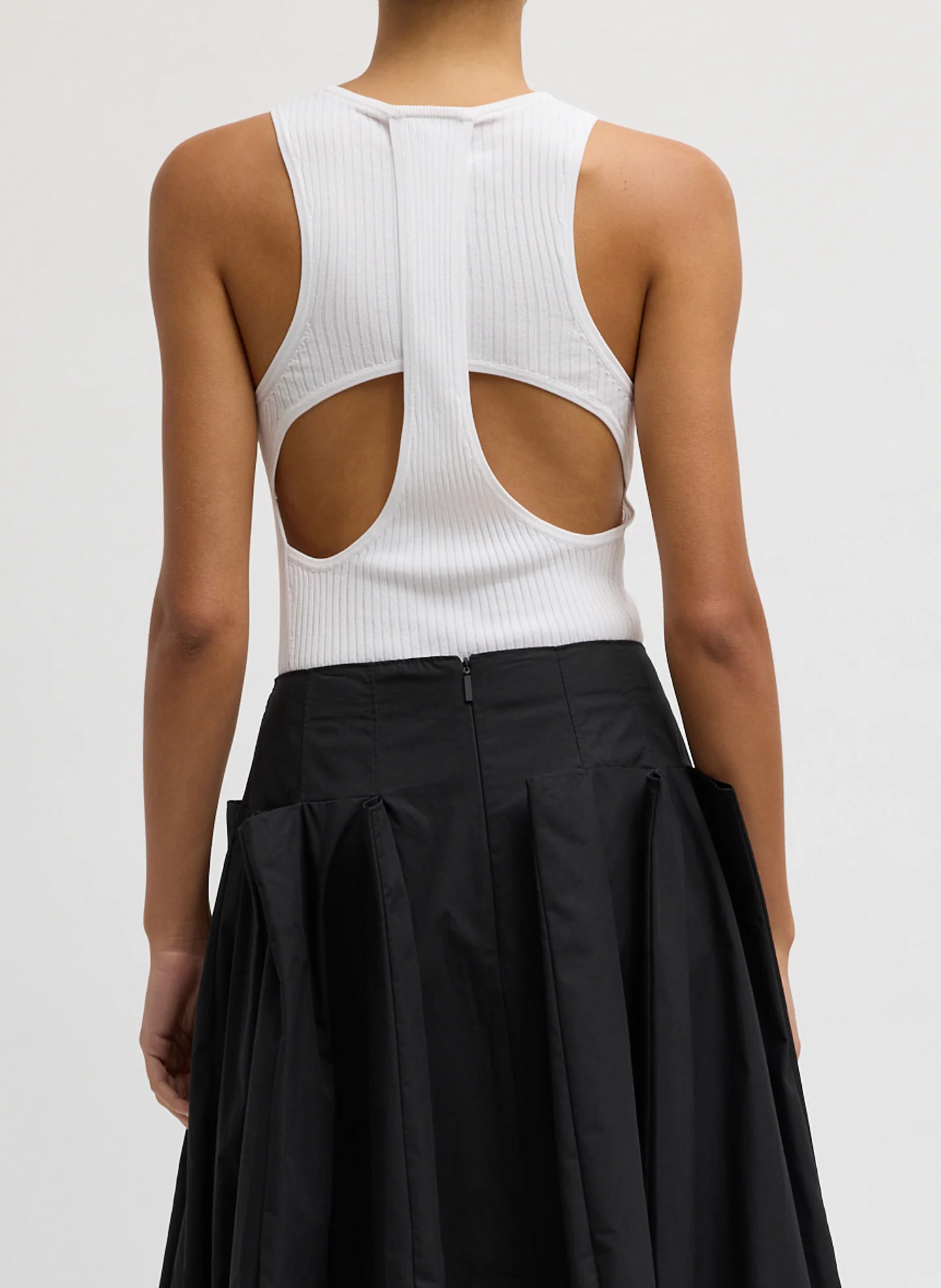 Ribbed Sweater Cut Out Tank - Image 4
