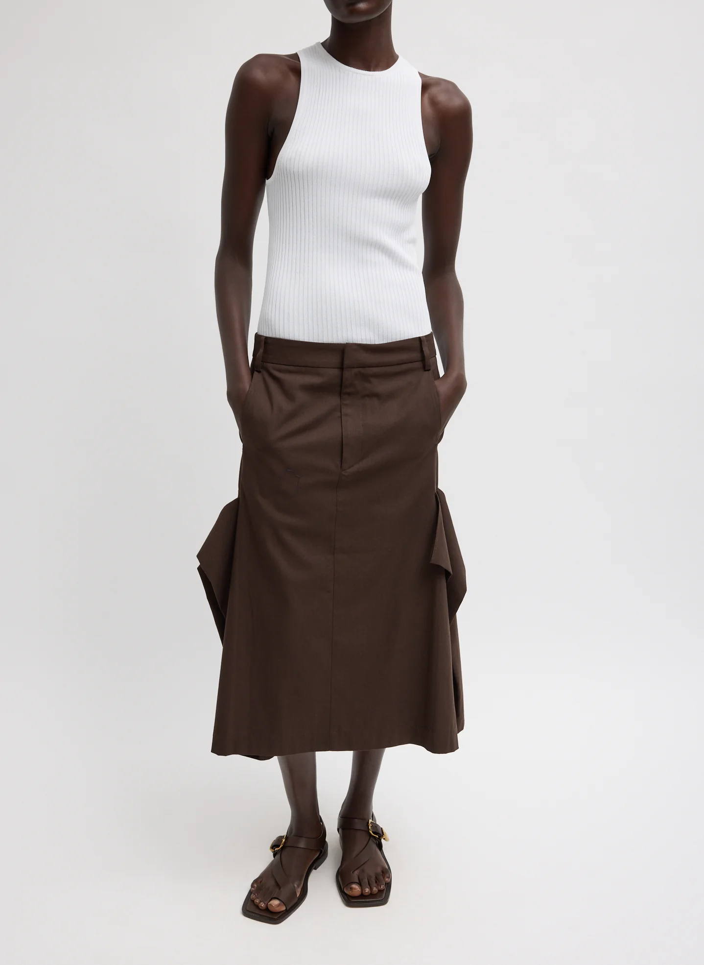 Ribbed Sweater Cut Out Tank - Image 5