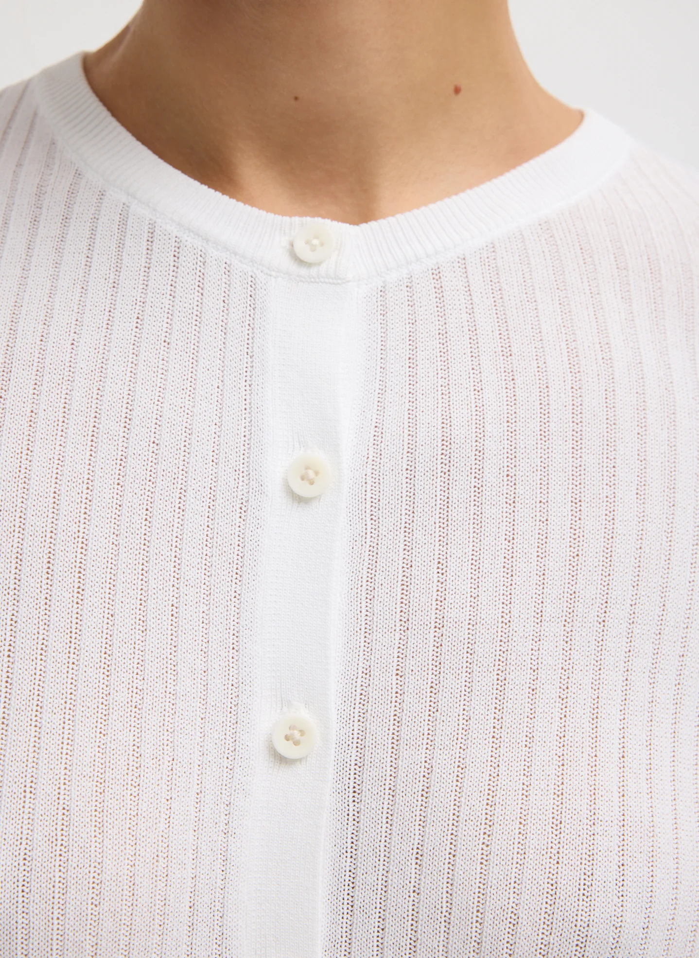 Ribbed Sweater Slim Cardigan - Image 9