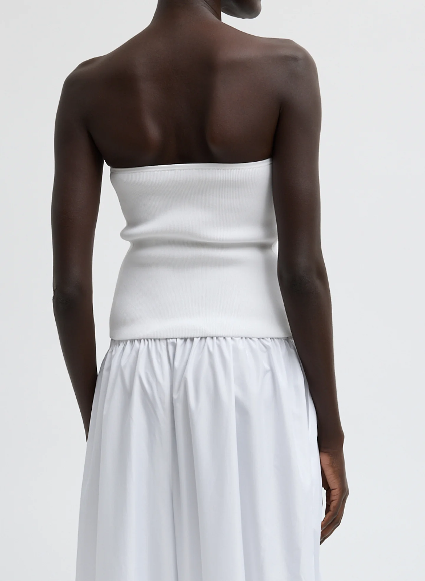 Ribbed Sweater Tube Top - Image 3