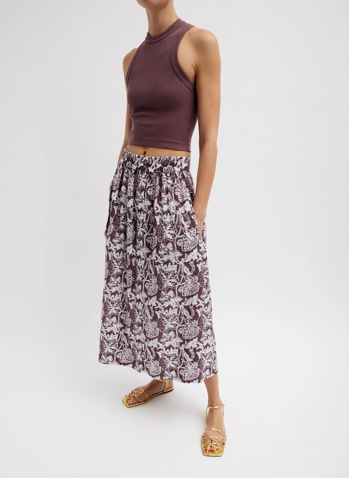 Ribbed T-Shirt Cropped Tank - Image 3