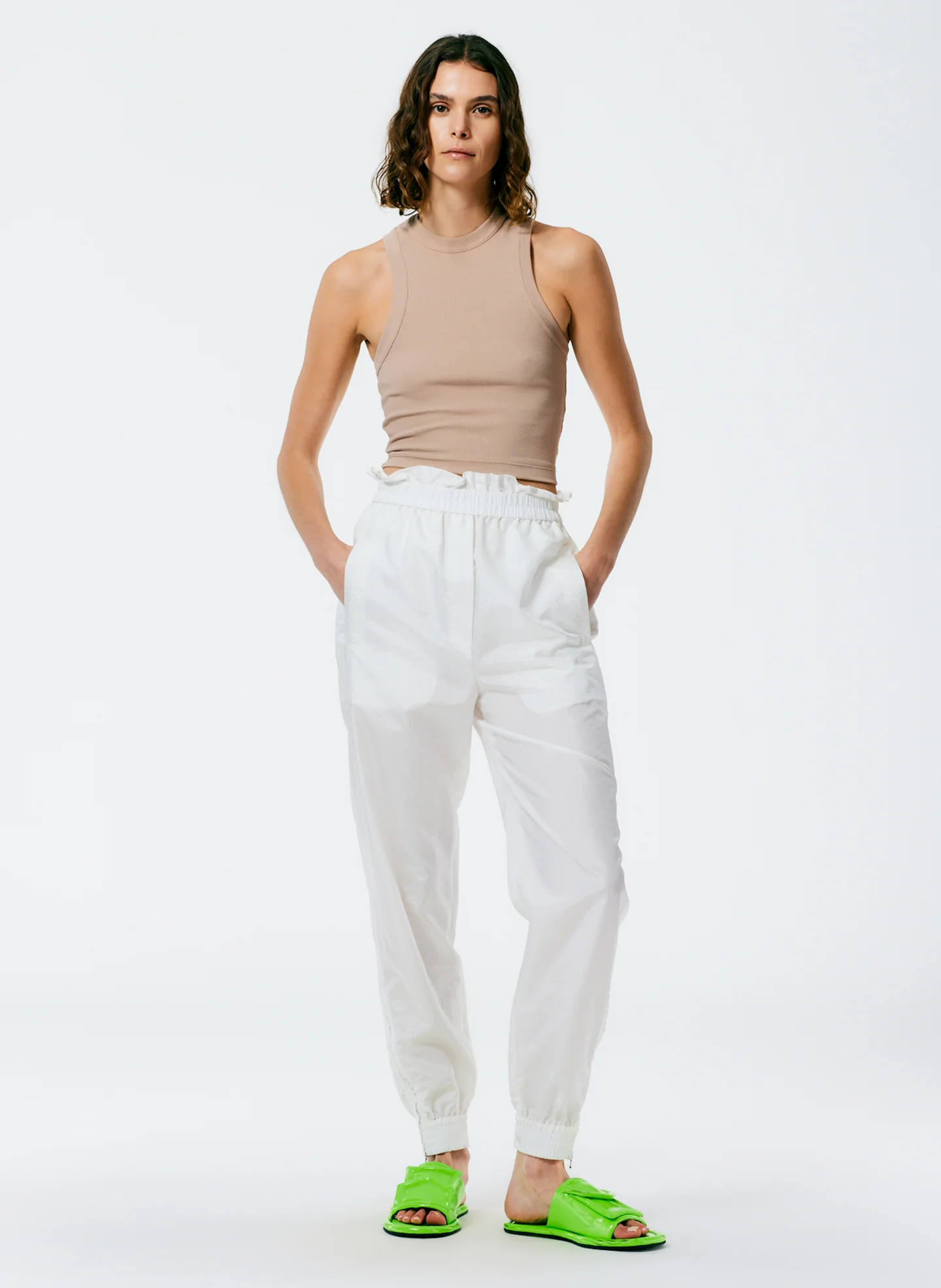 Ribbed T-Shirt Cropped Tank - Image 3