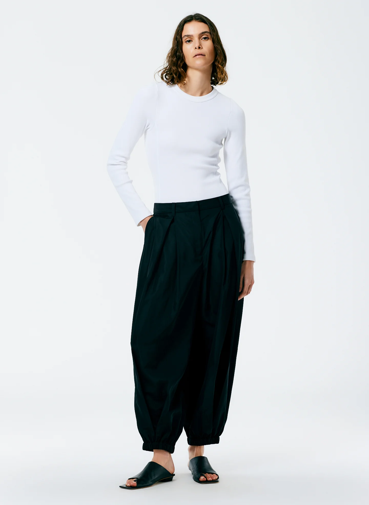 Ribbed T-Shirt Long Sleeve Bodysuit - Image 5