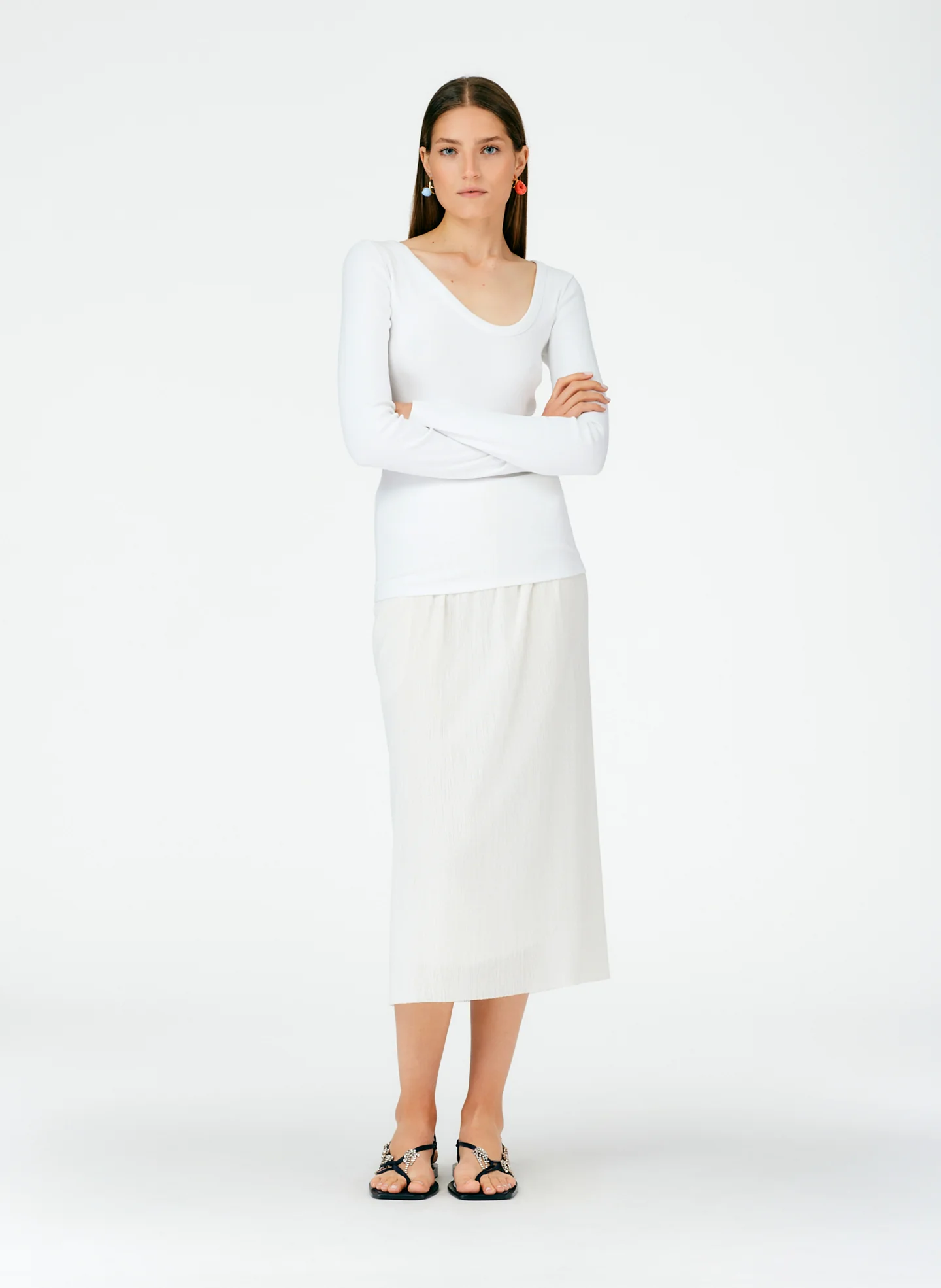 Ribbed Long Sleeve T-Shirt - Image 5