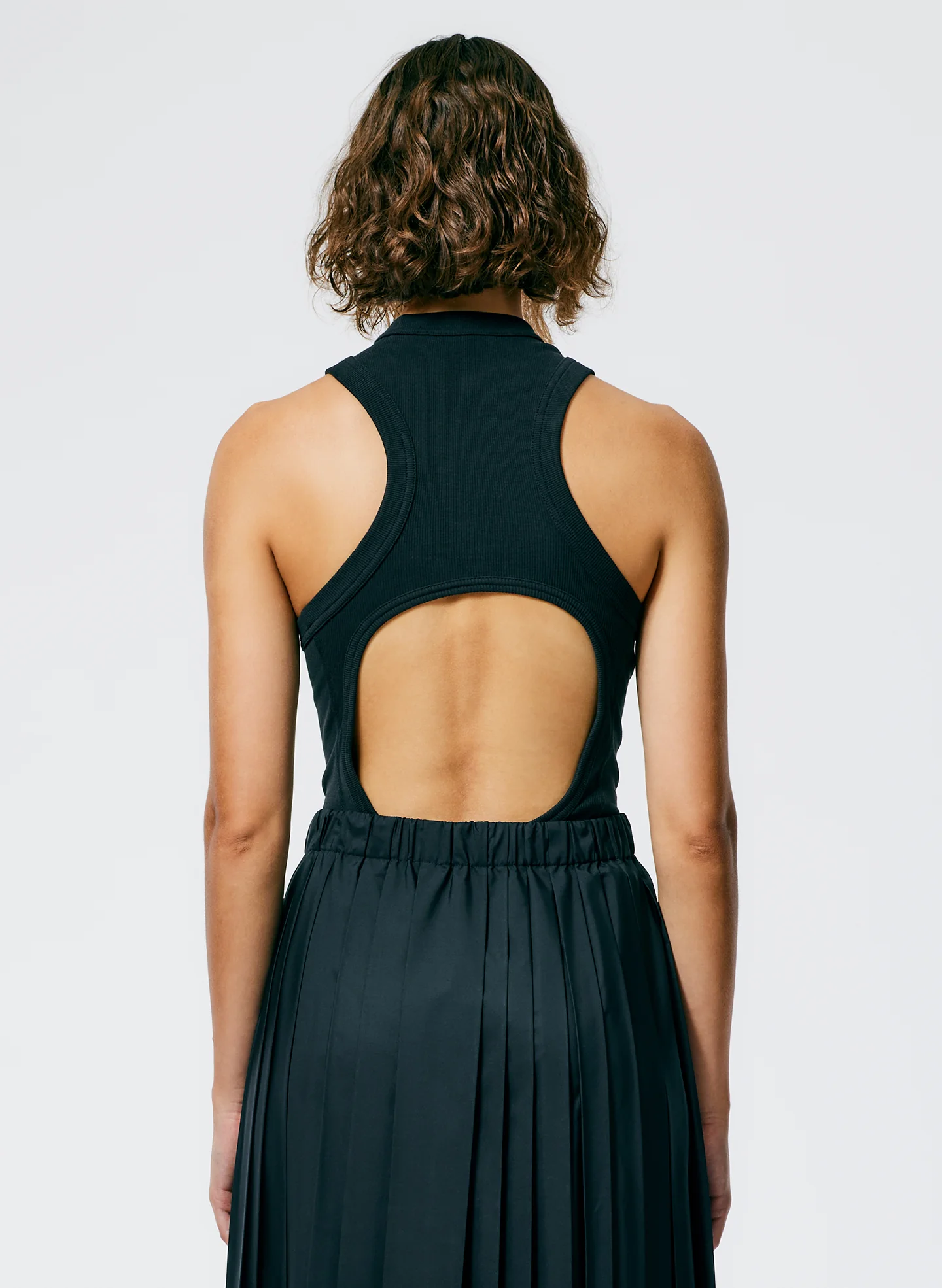 Ribbed T-Shirt Racerback Bodysuit - Image 4
