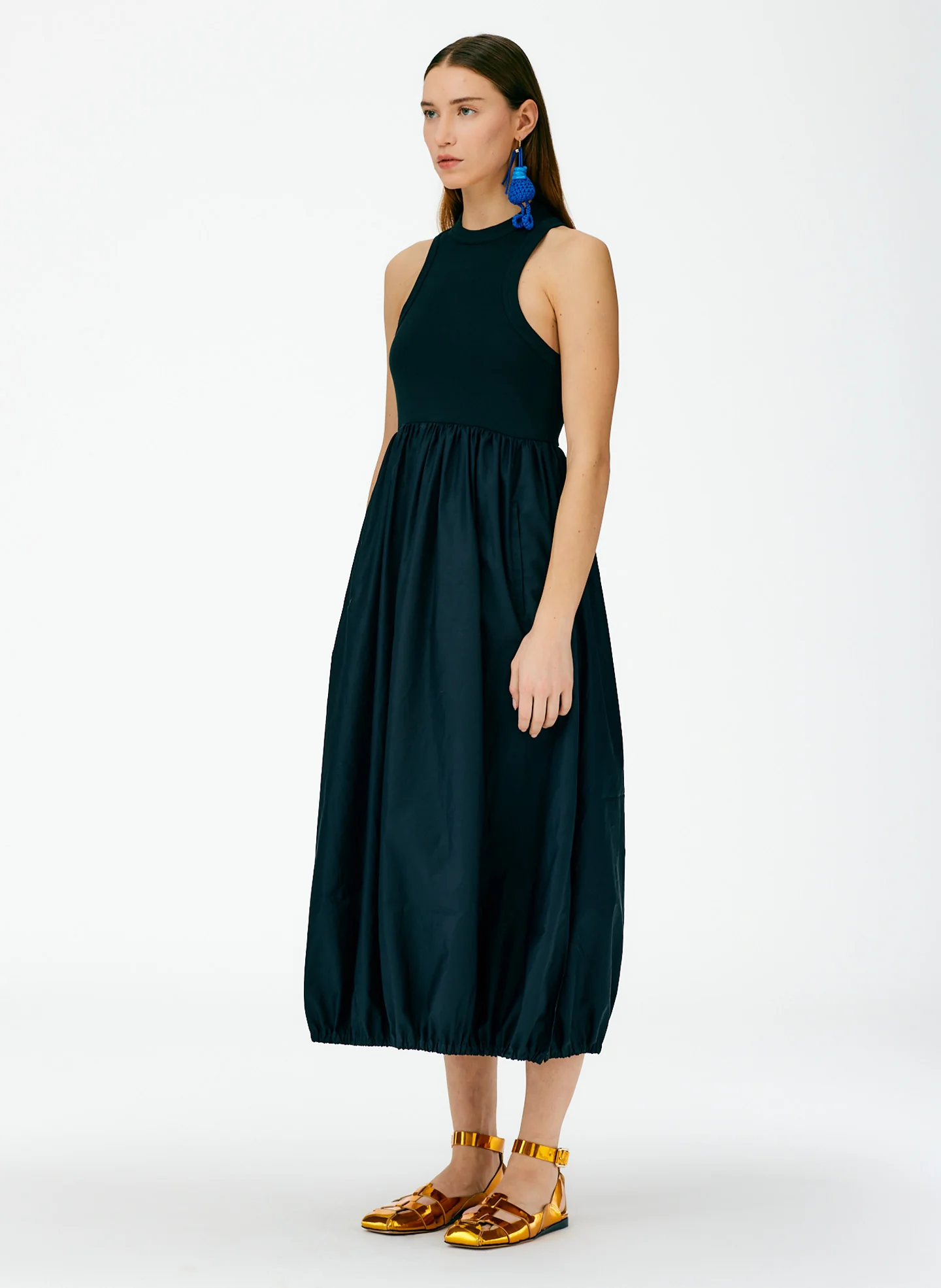 Ribbed Tank Balloon Dress - Image 2