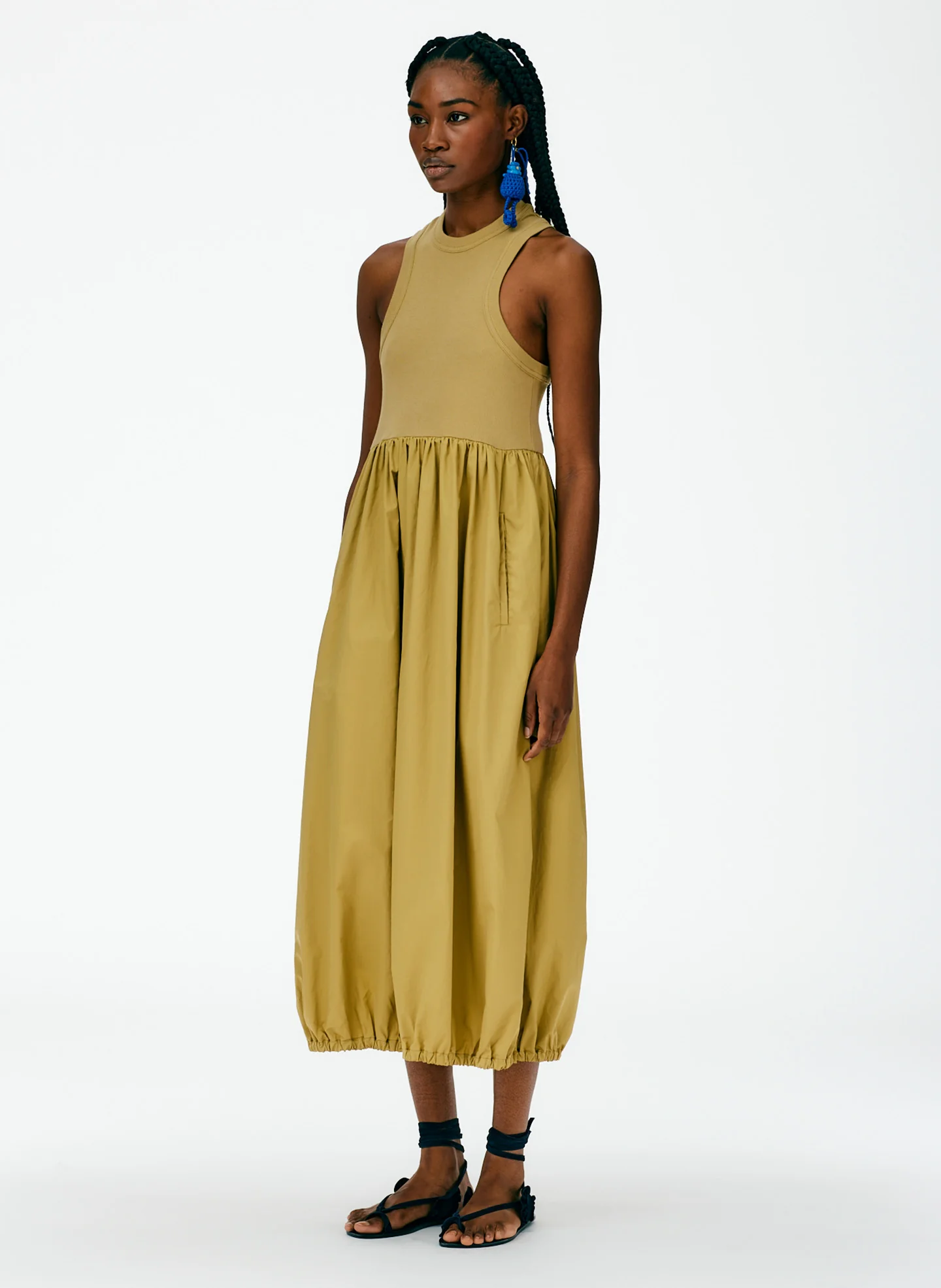 Ribbed Tank Balloon Dress - Image 3