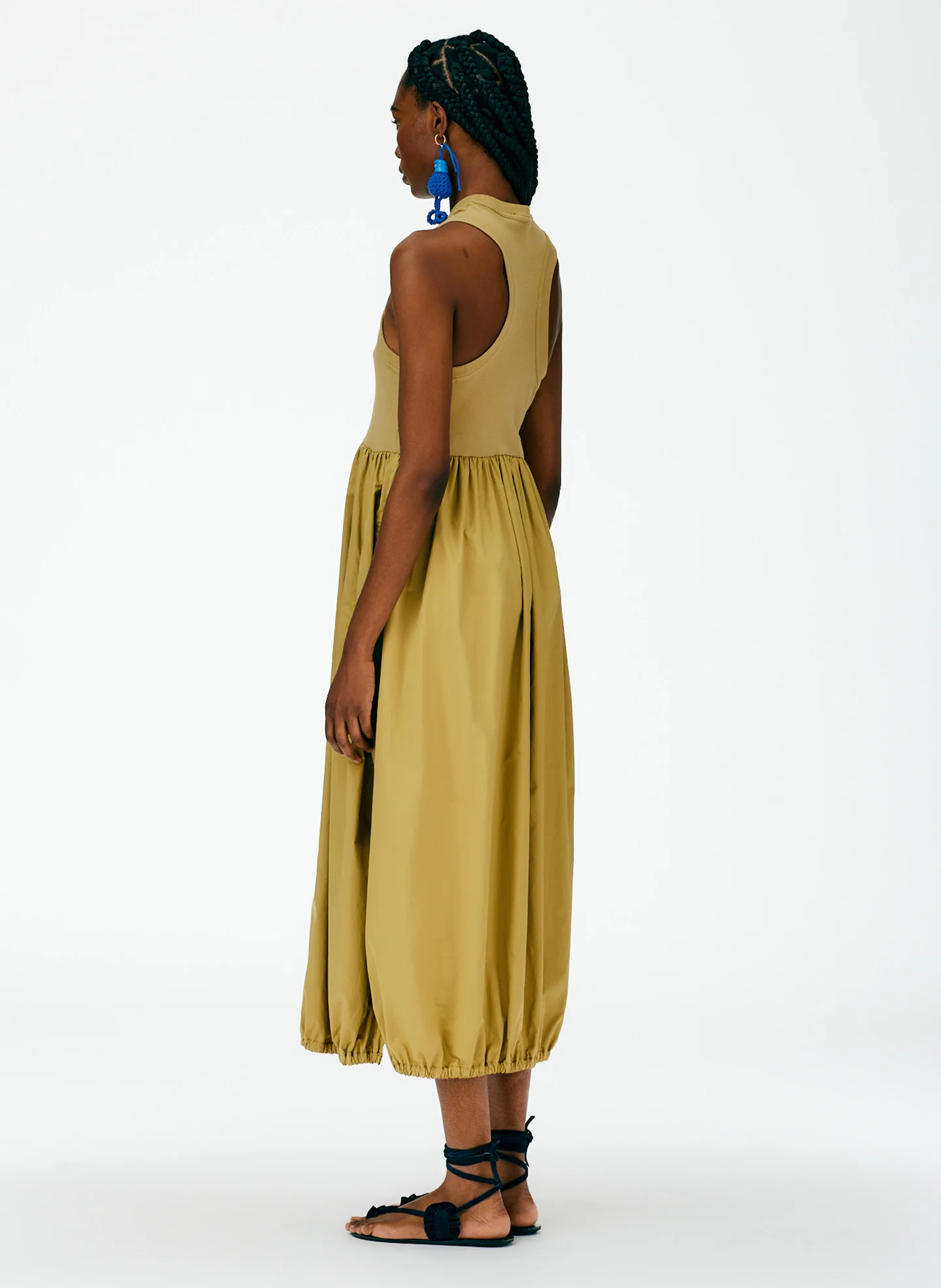 Ribbed Tank Balloon Dress - Image 4