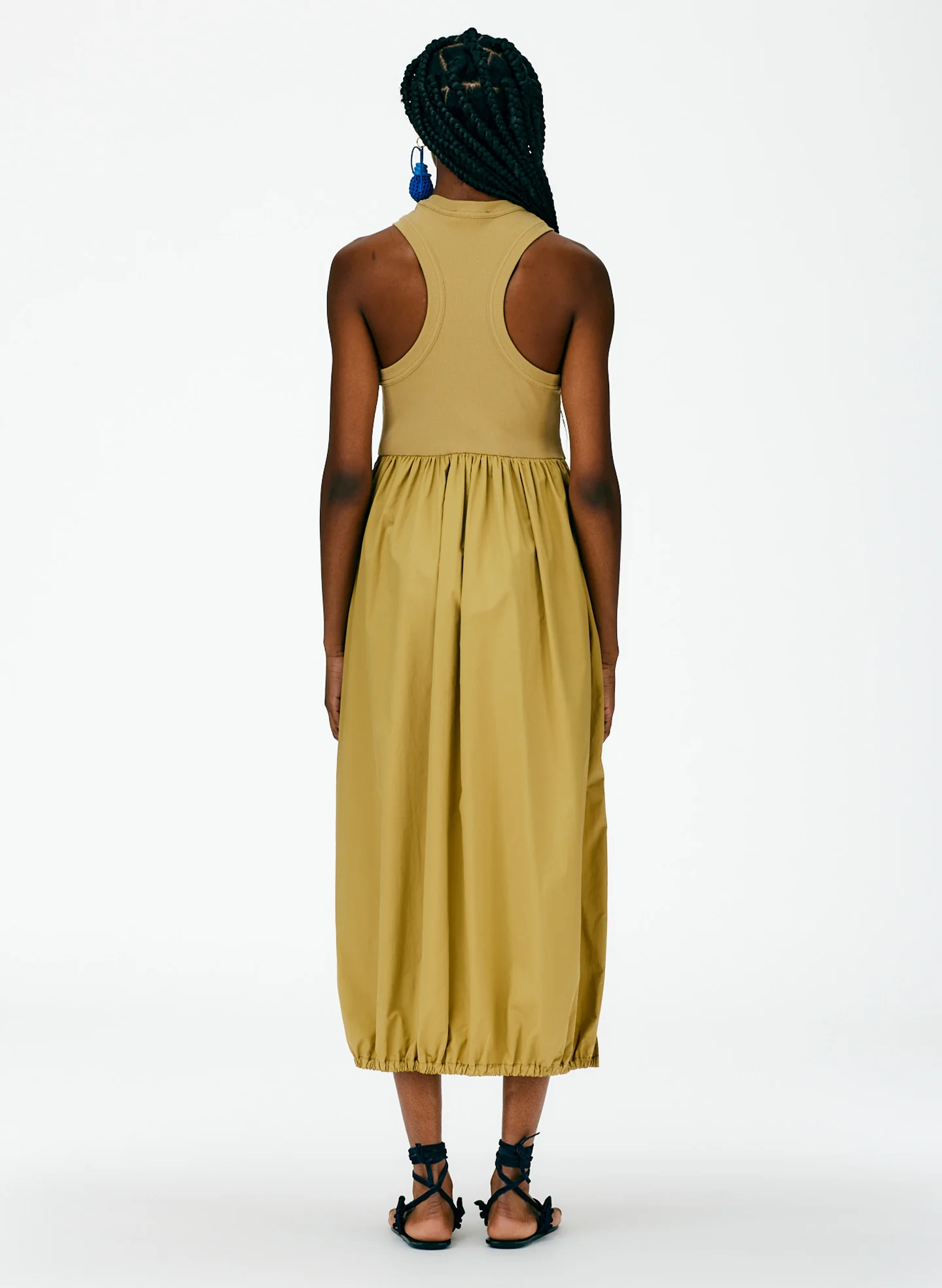 Ribbed Tank Balloon Dress - Image 5