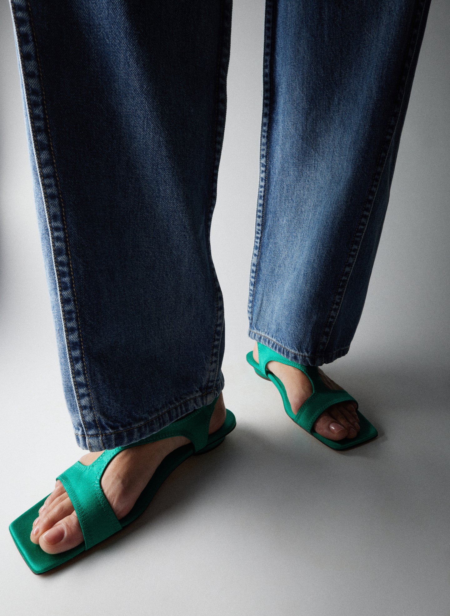 Rubin Satin Sandal - Image 2
