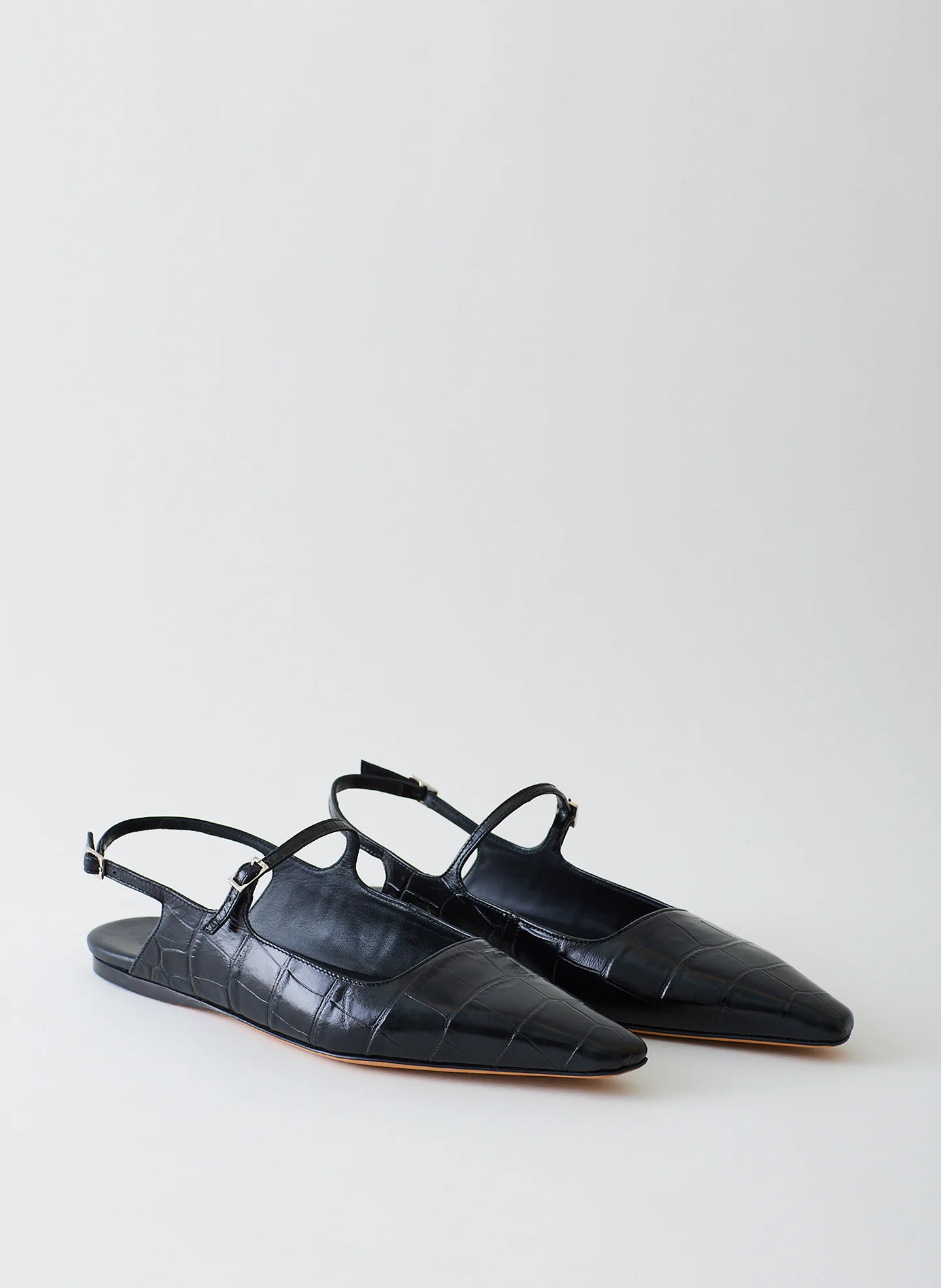 Croc Print Rudy Flat - Image 3