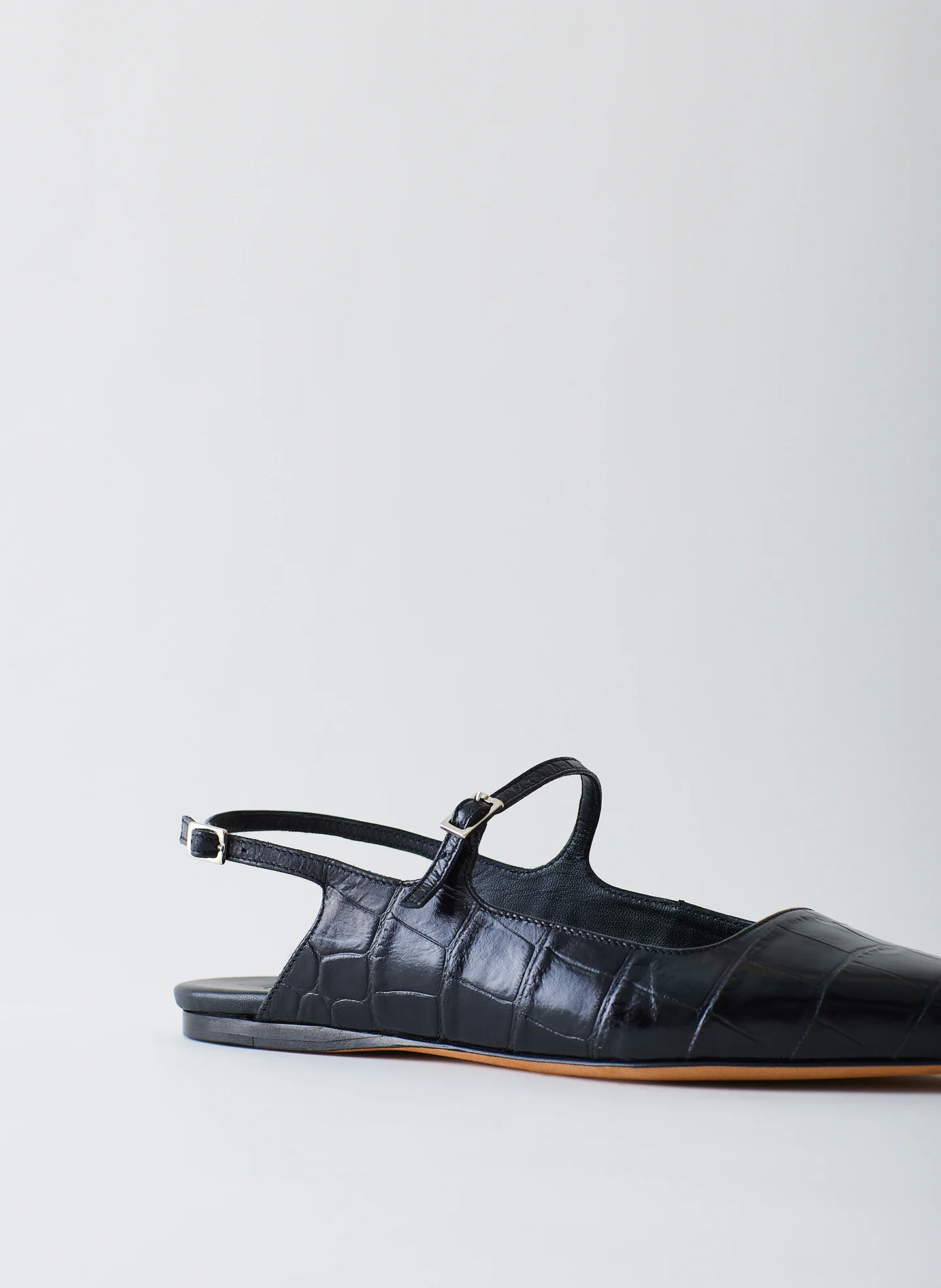 Croc Print Rudy Flat - Image 6
