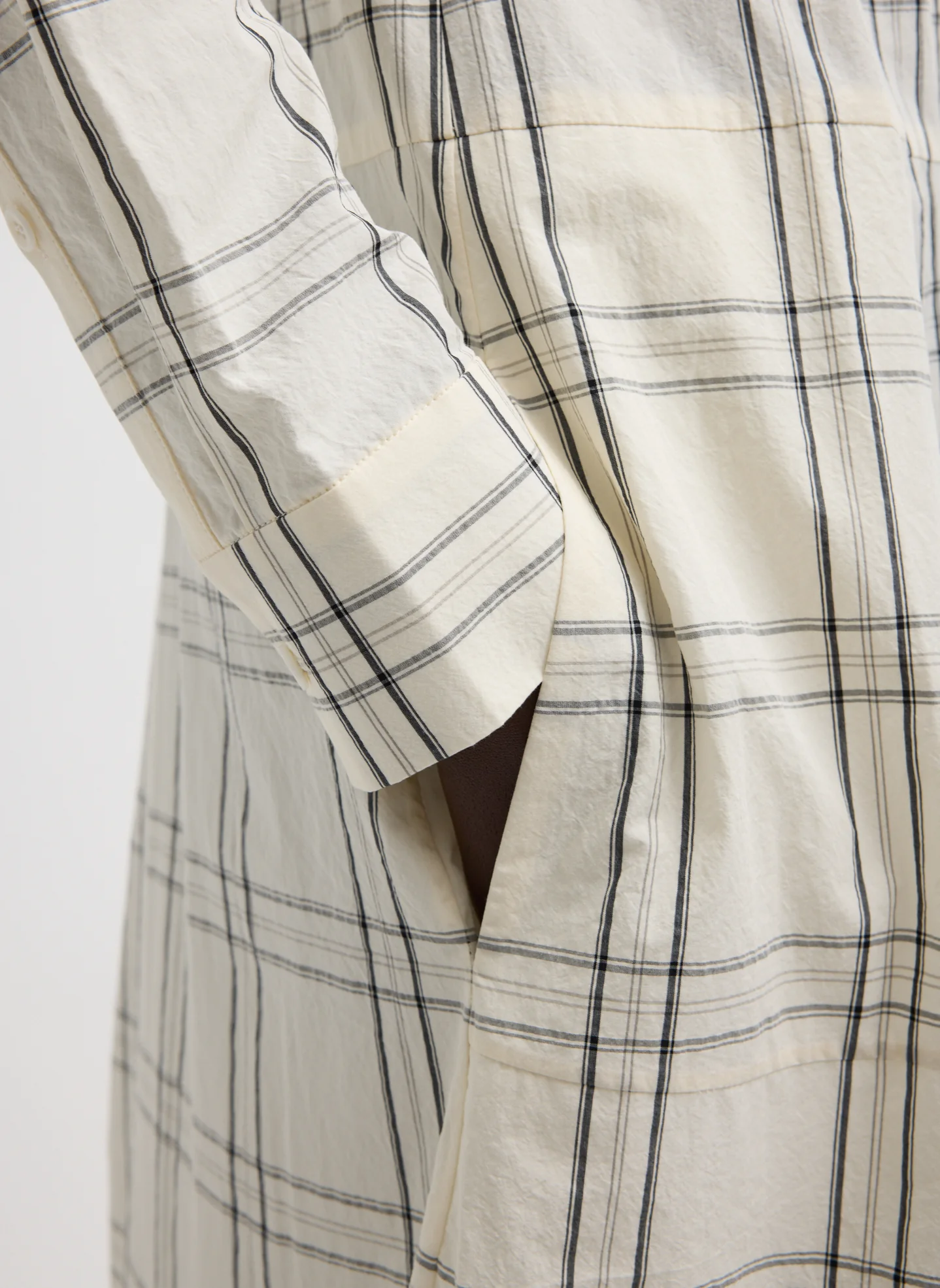 Russel Plaid Balloon Dress - Image 5