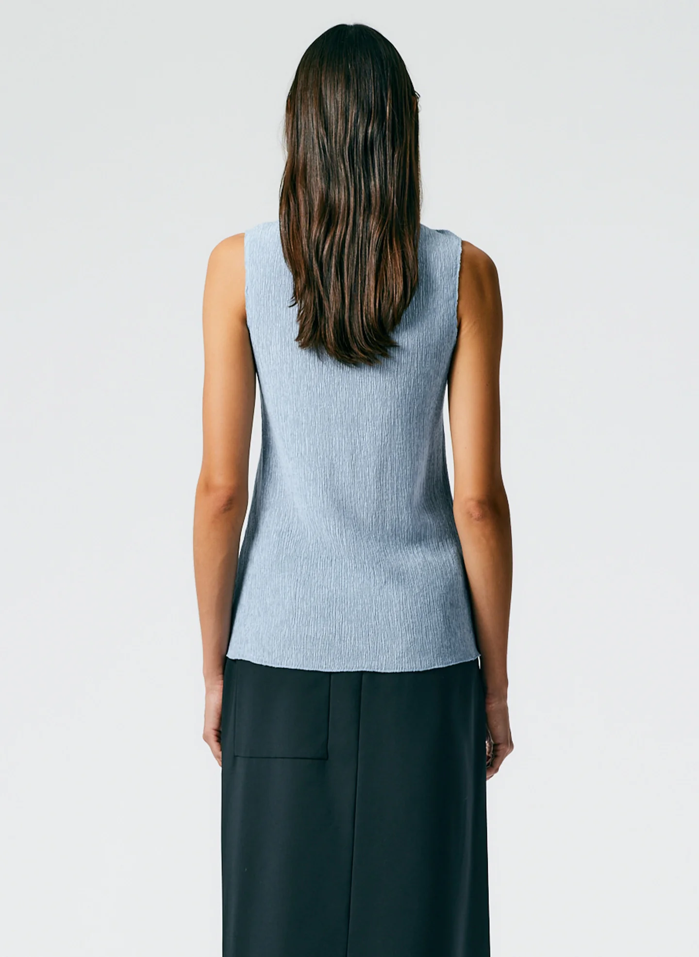 Sage Crinkle Lyocell Tank - Image 6