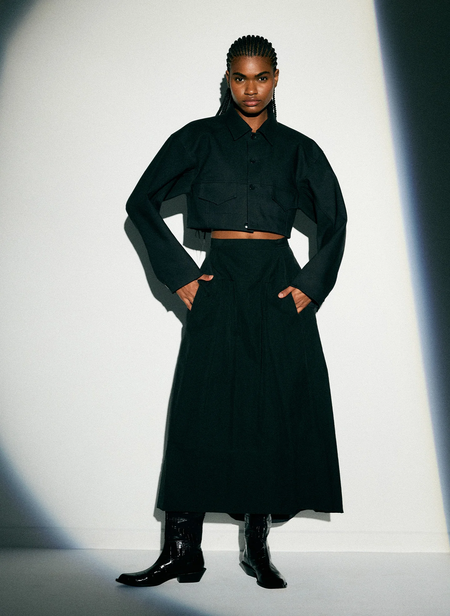 Schema Sculpted Midi Skirt - Image 2