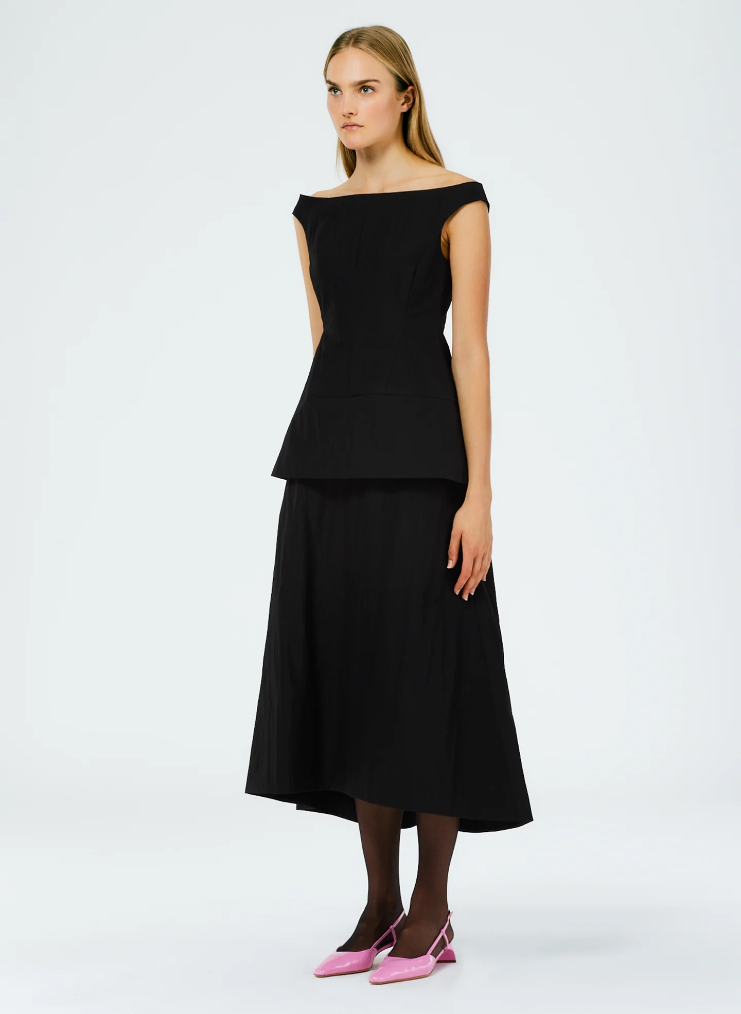 Schema Sculpted Midi Skirt - Image 3