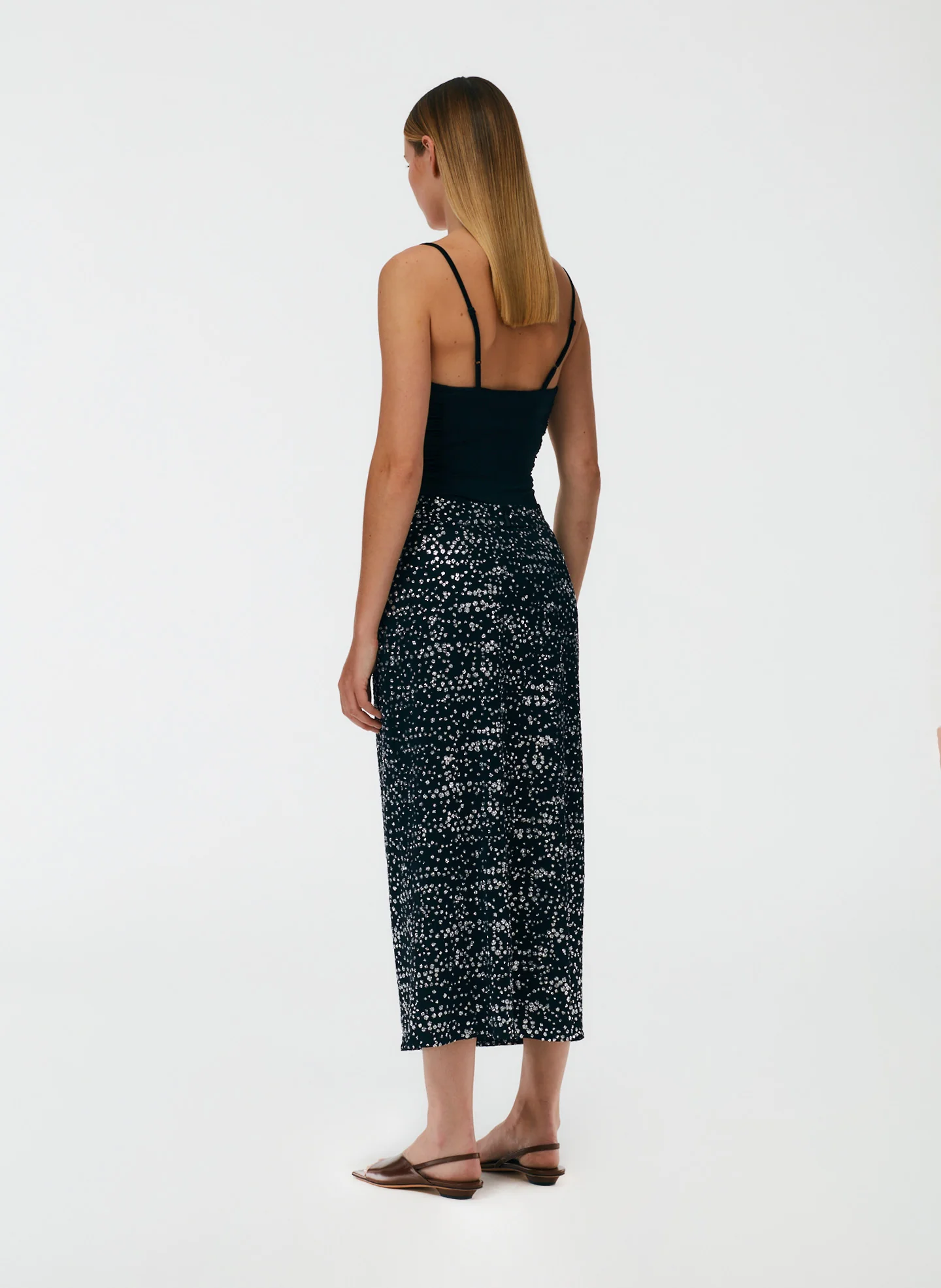 Scintilla Jersey Pencil Skirt - Image 3