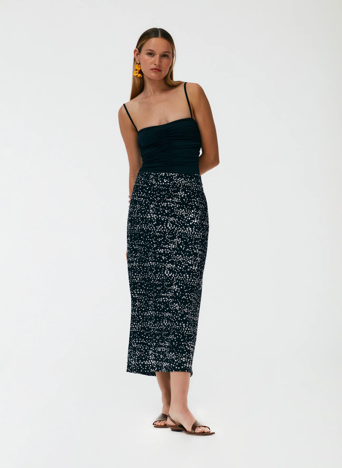 Scintilla Jersey Pencil Skirt - Image 5