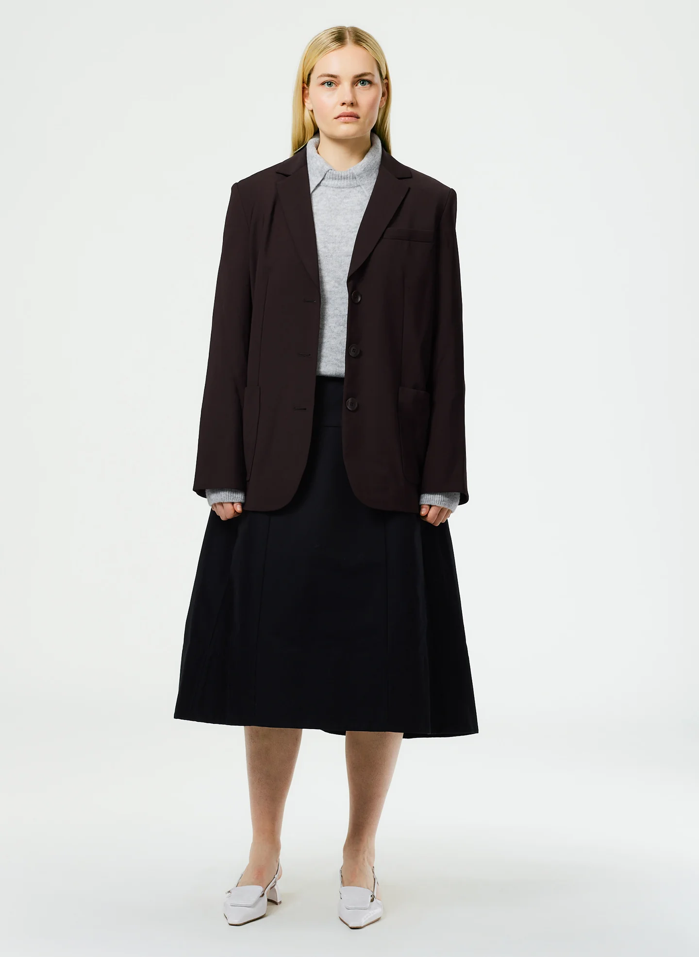 Sculpted Cotton Skirt - Image 4