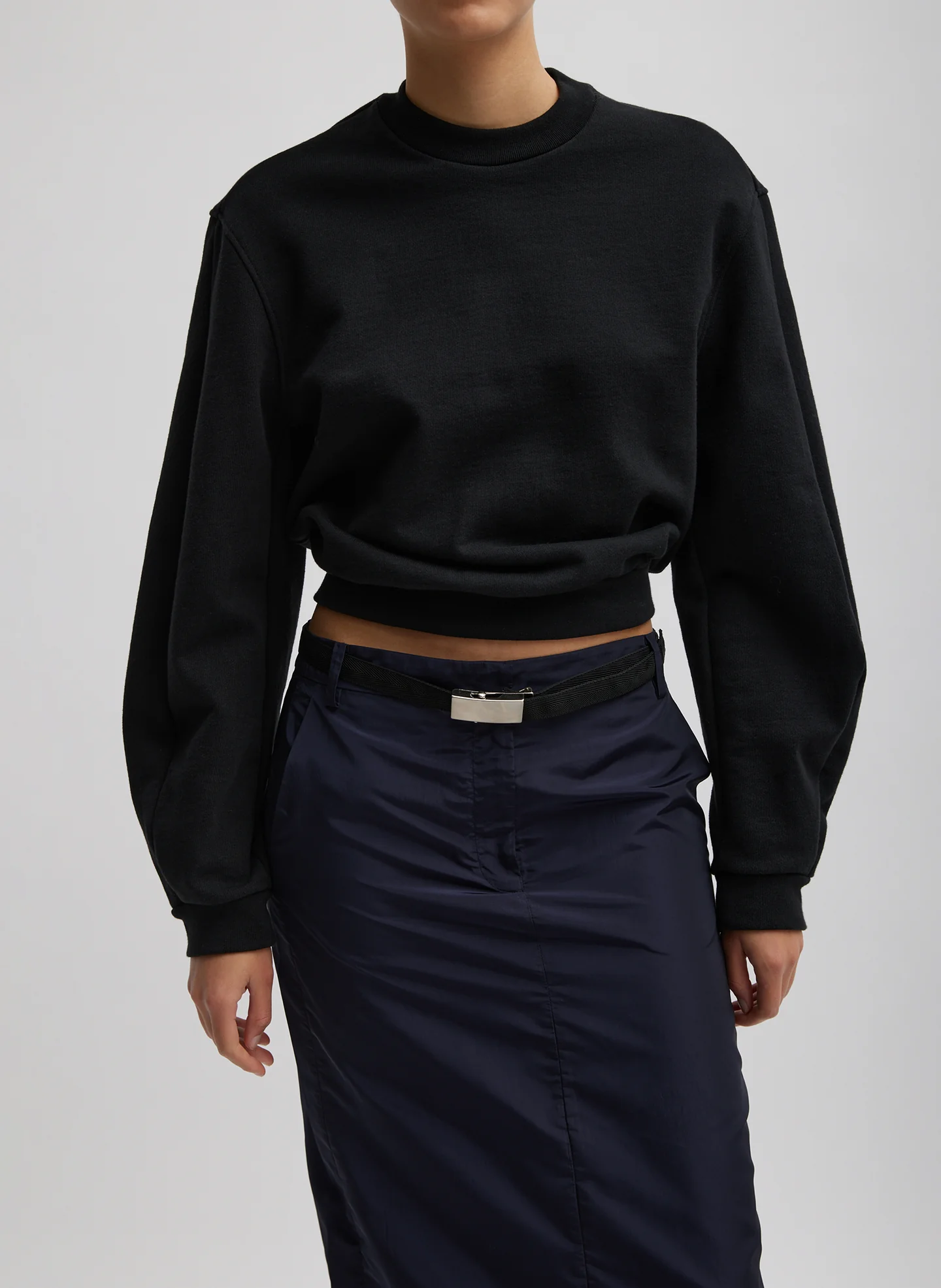 Sculpted Long Sleeve Sweatshirt - Image 2