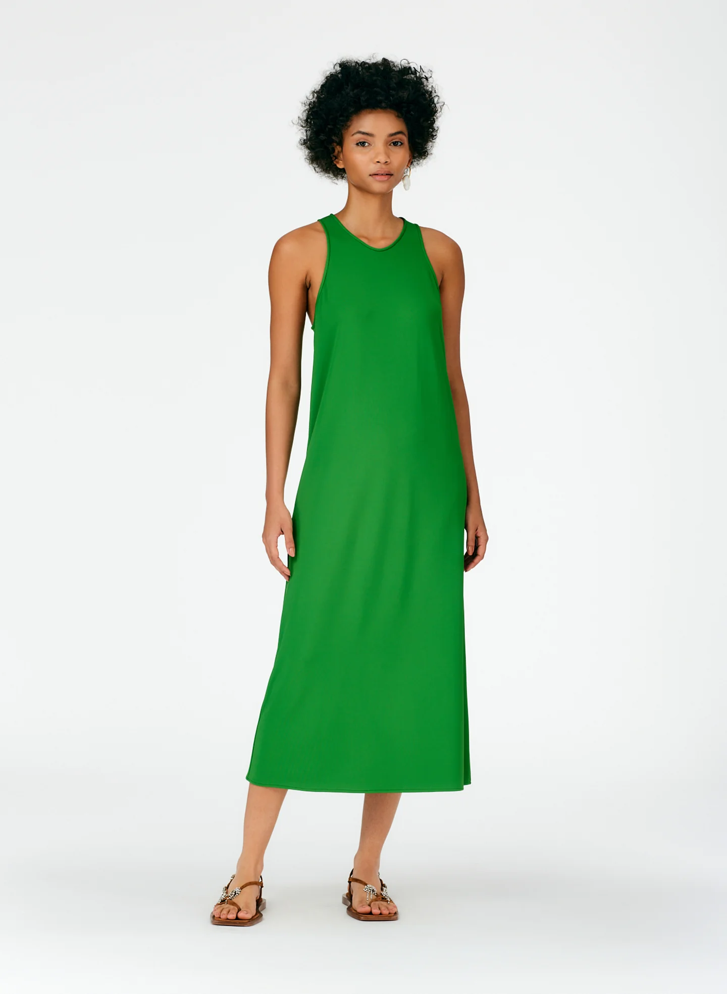 Serpentine Jersey Tank Dress - Image 10