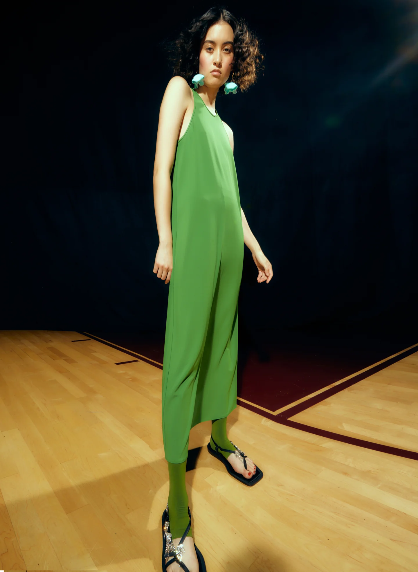 Serpentine Jersey Tank Dress - Image 13