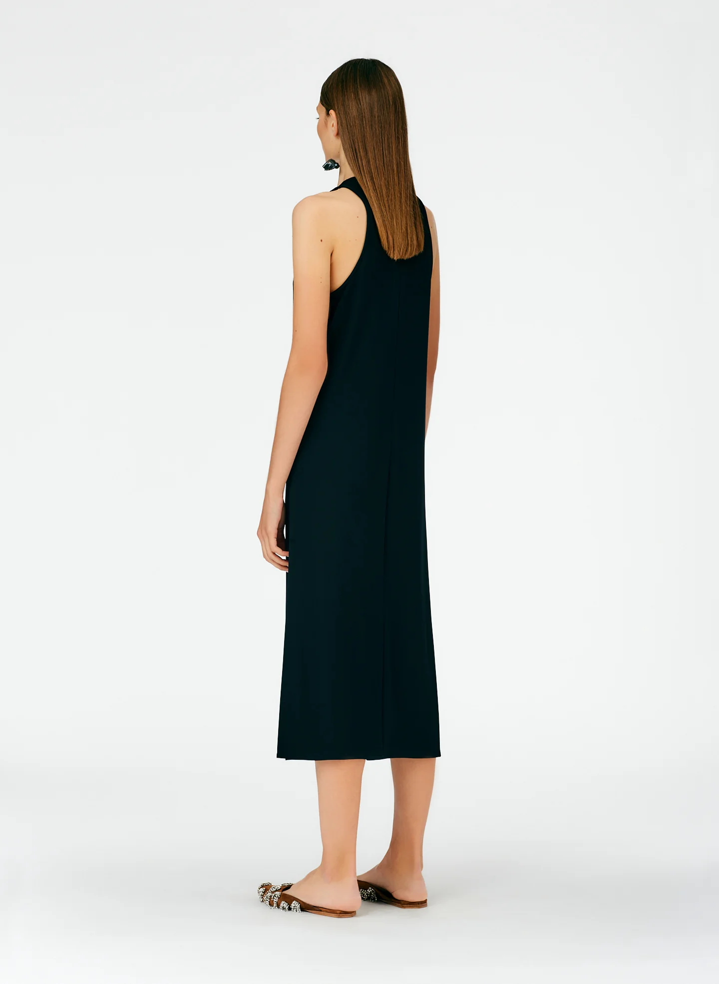 Serpentine Jersey Tank Dress - Image 4