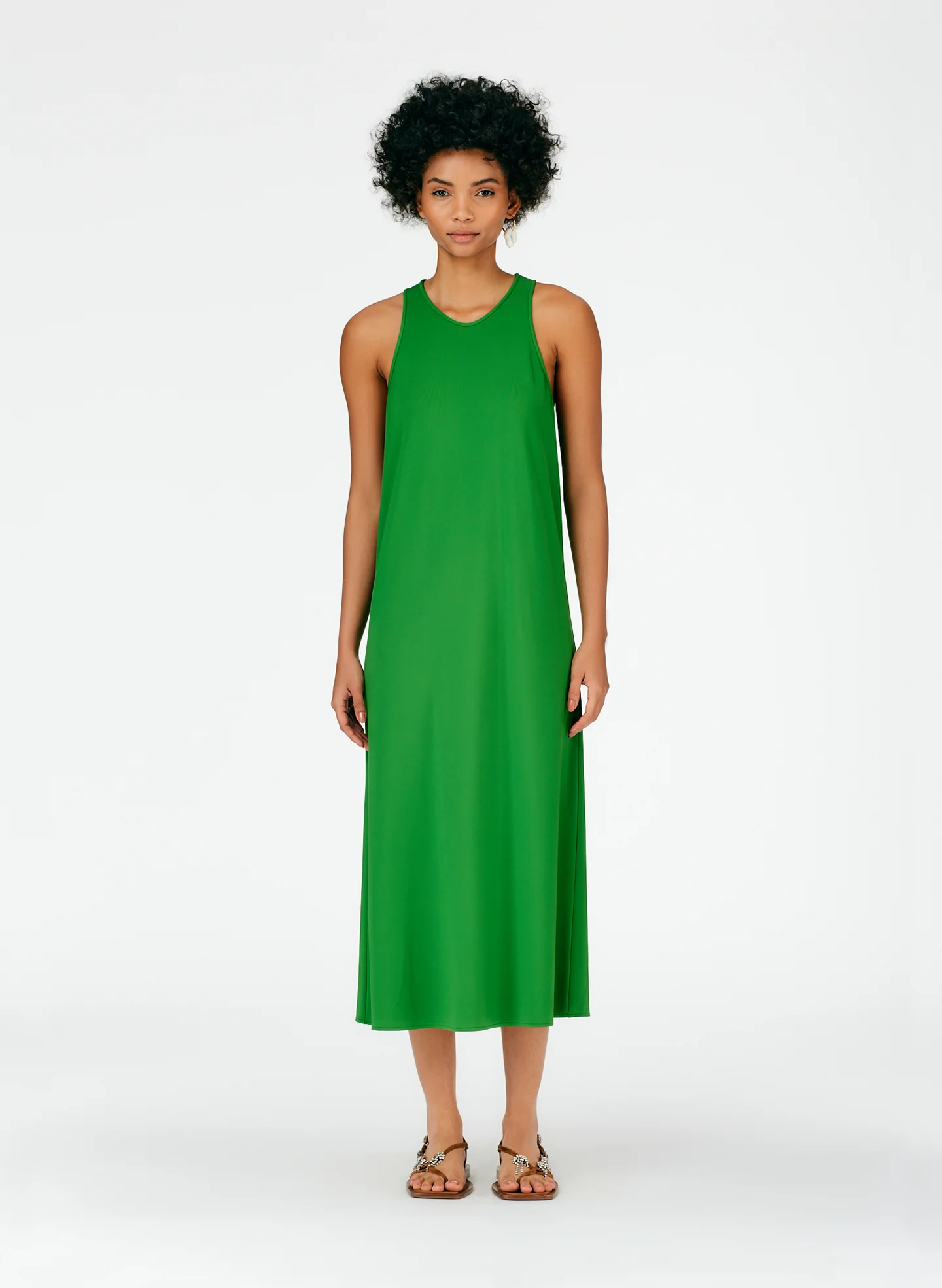 Serpentine Jersey Tank Dress - Image 5