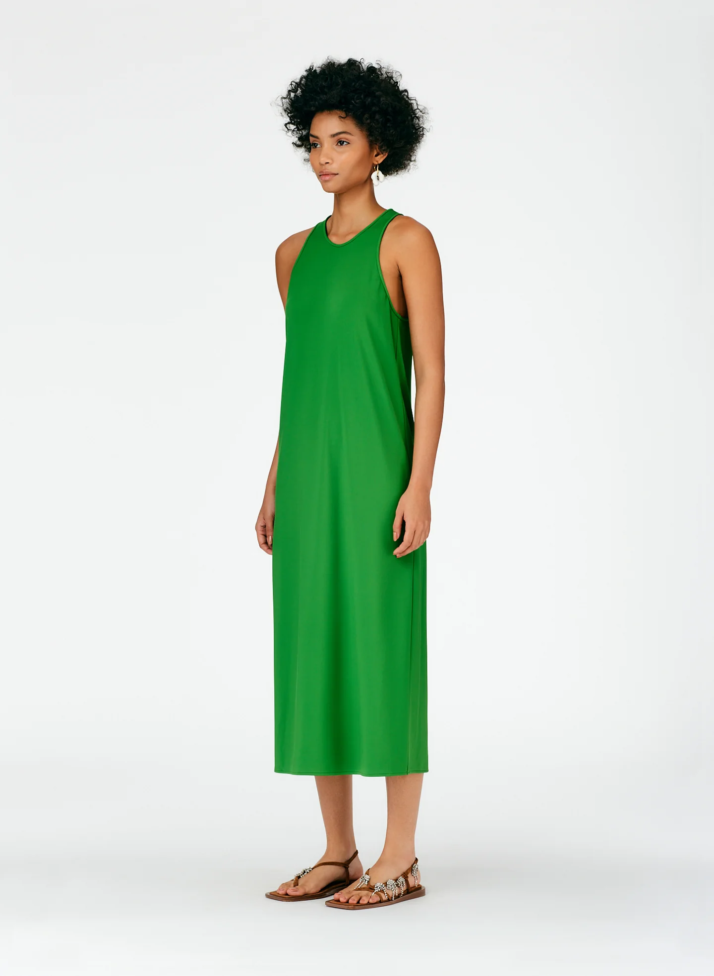 Serpentine Jersey Tank Dress - Image 6