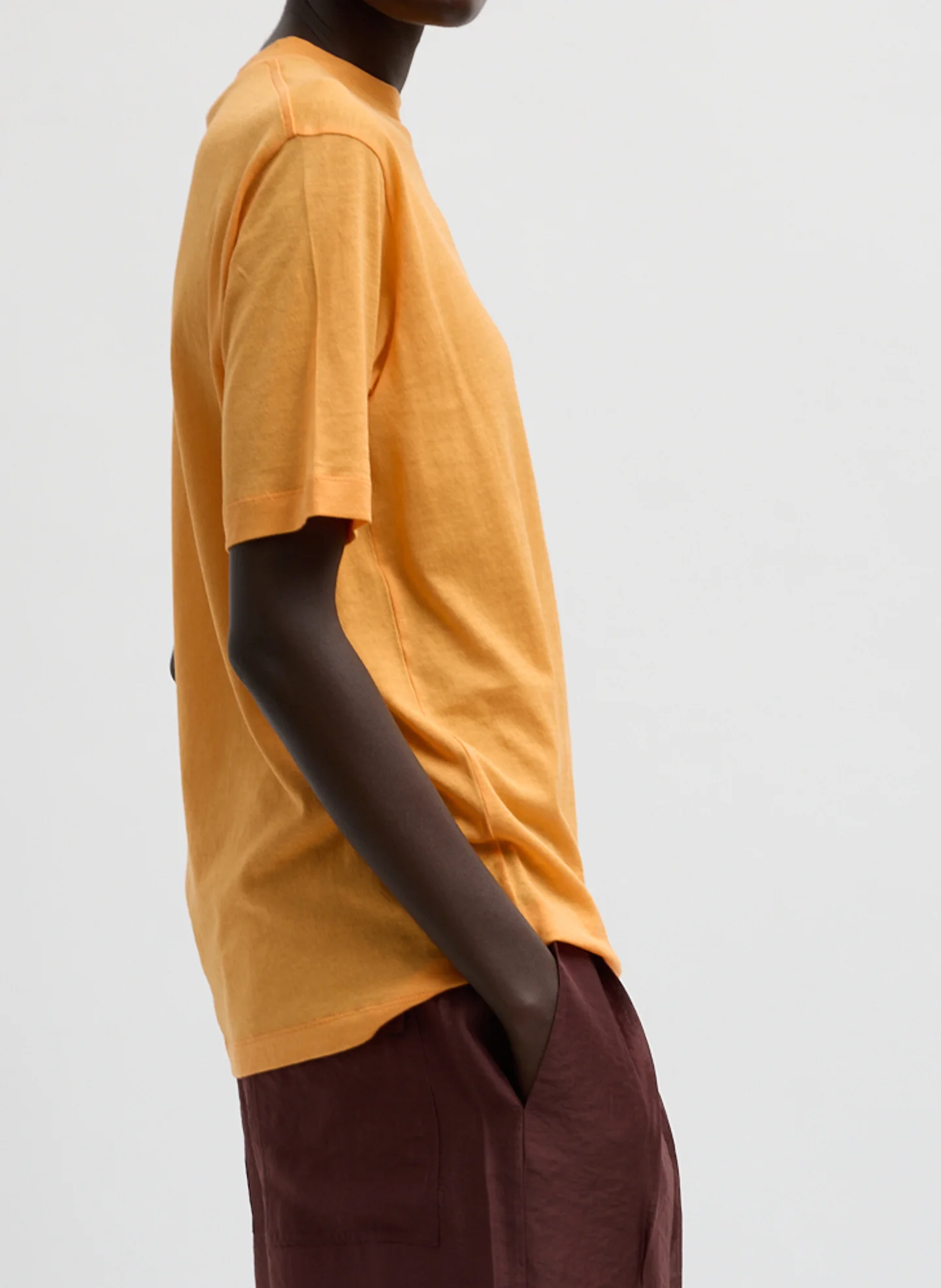 Sheer Crepe Knit Mock Unisex T-Shirt - Image 5