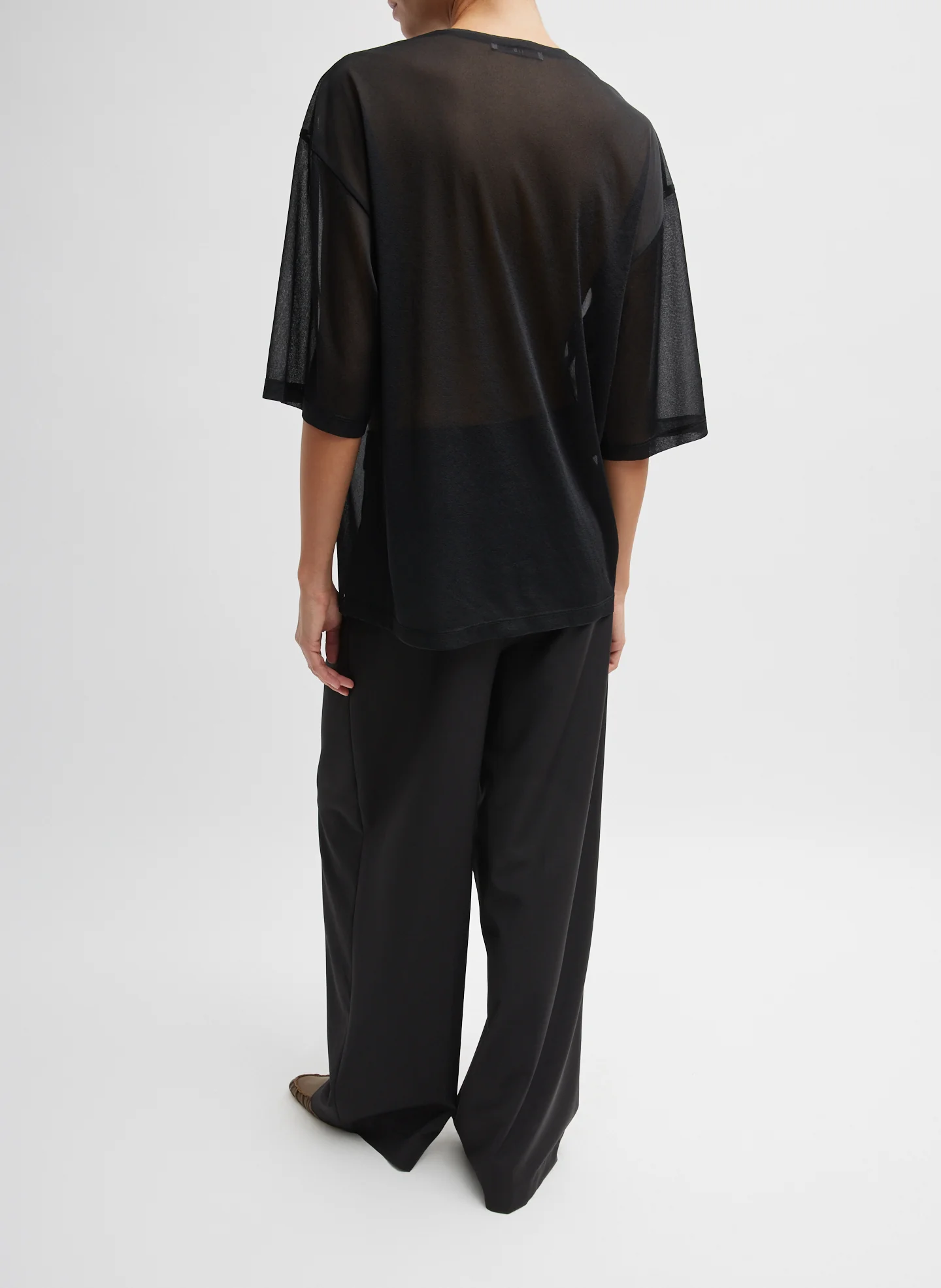 Sheer Gauze Easy T-Shirt - Image 7