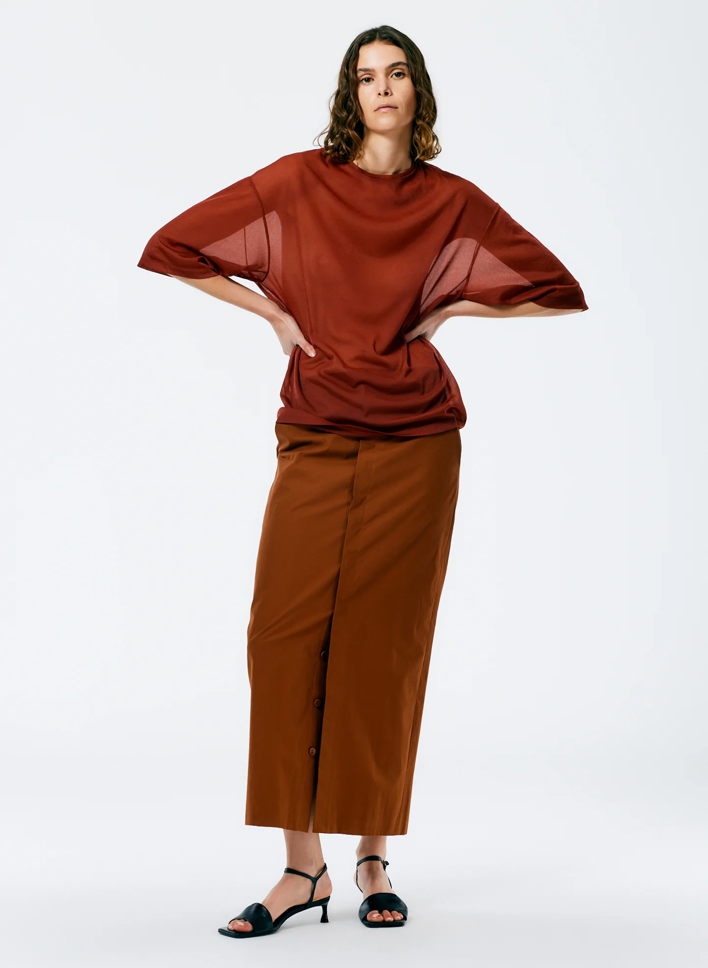 Sheer Gauze Easy T-Shirt - Image 3