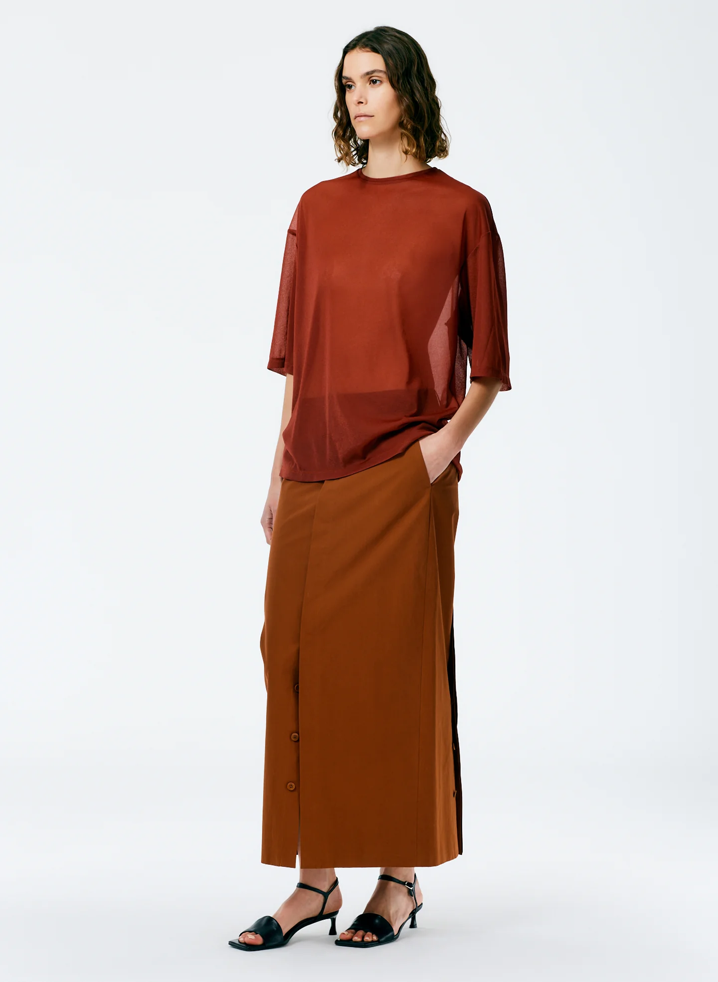 Sheer Gauze Easy T-Shirt - Image 4