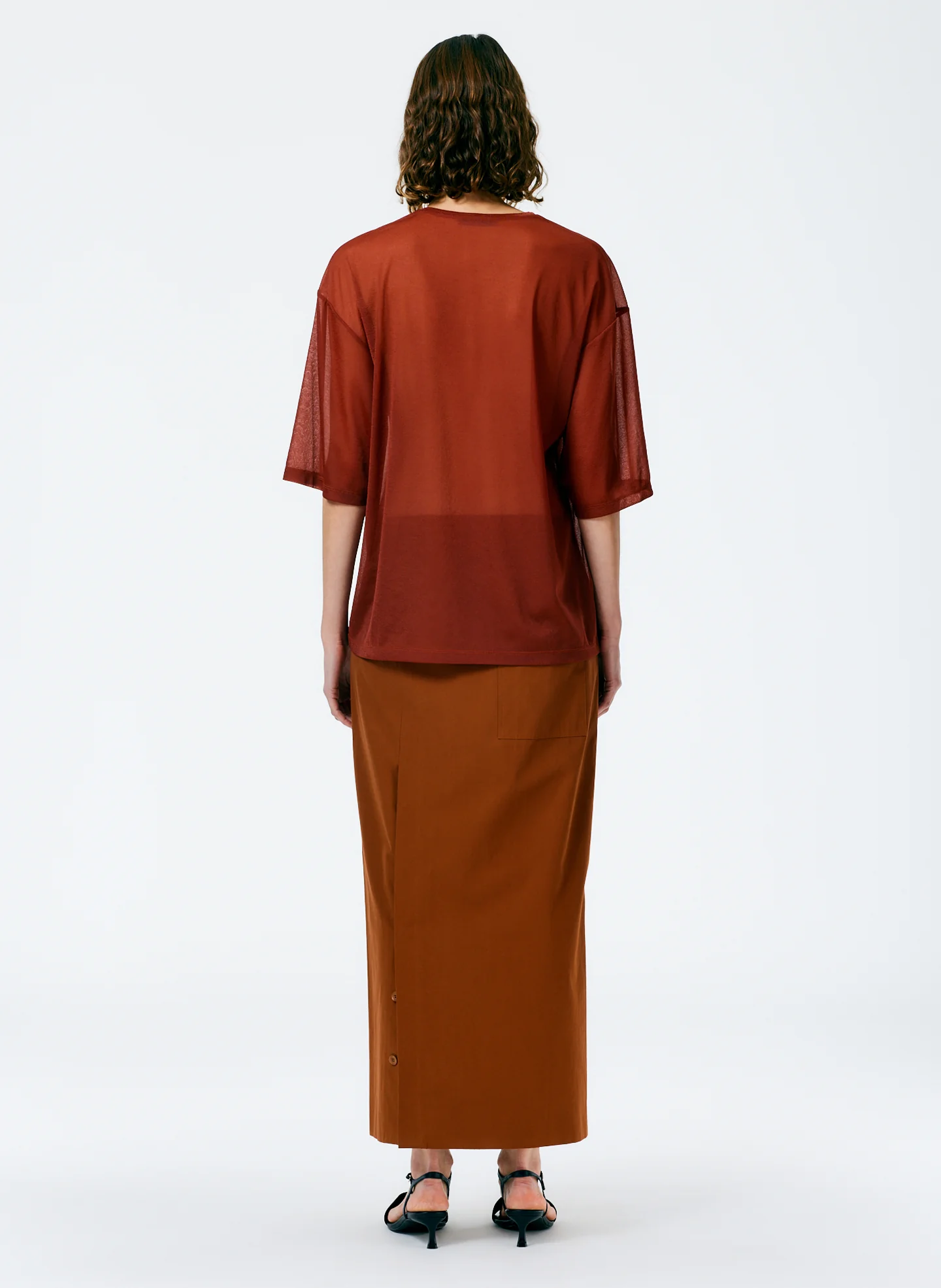 Sheer Gauze Easy T-Shirt - Image 5