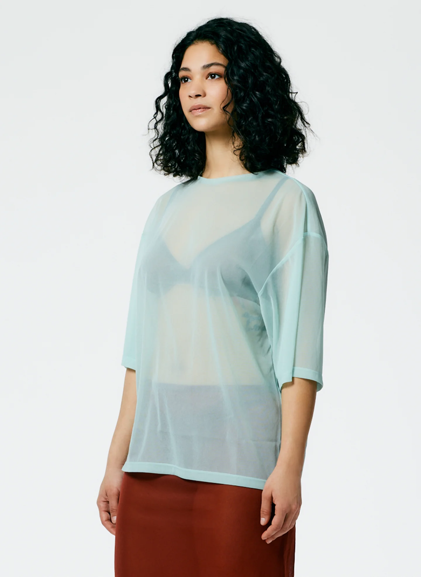 Sheer Gauze Easy T-Shirt - Image 3