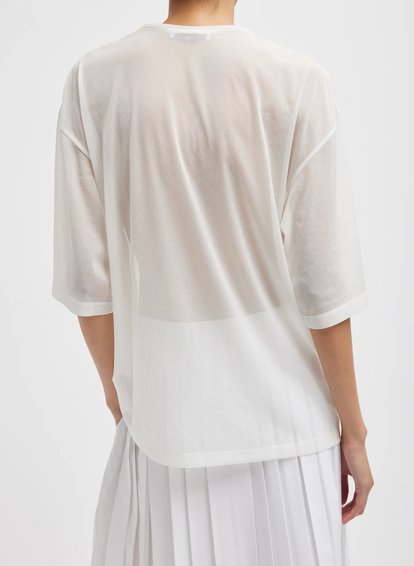 Sheer Gauze Easy T-Shirt - Image 4