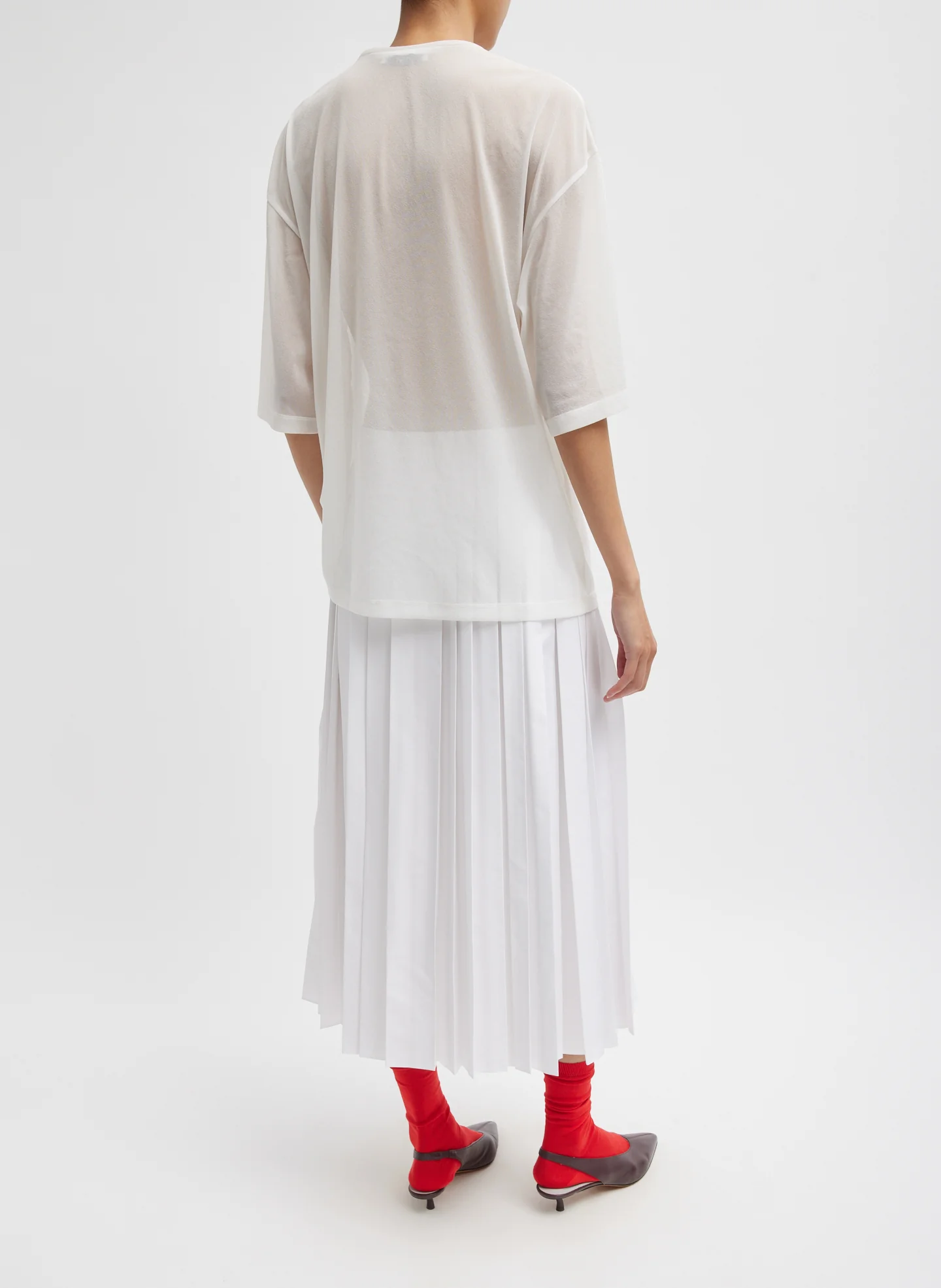 Sheer Gauze Easy T-Shirt - Image 5