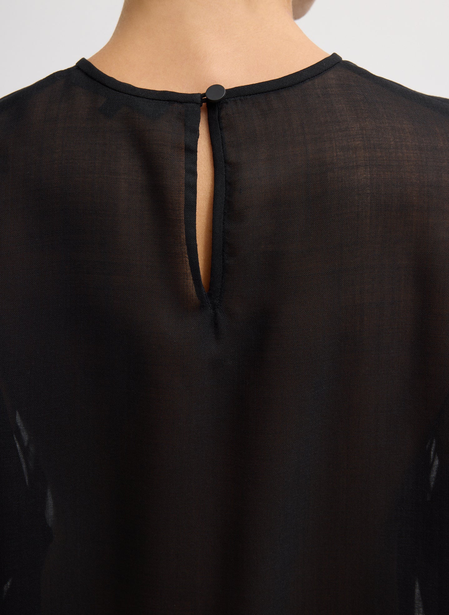 Sheer Wool Gauze Easy T-Shirt - Image 7