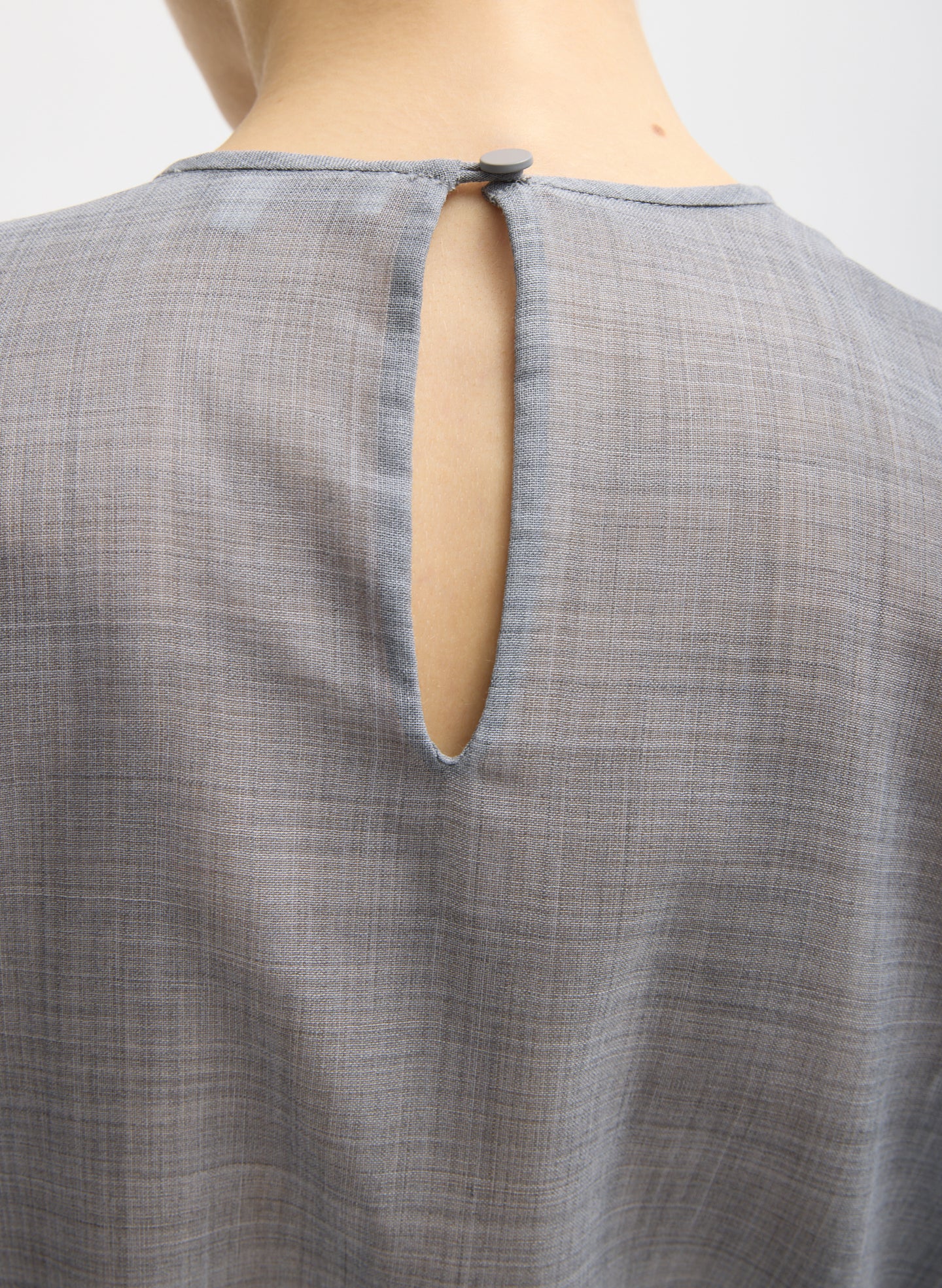 Sheer Wool Gauze Easy T-Shirt - Image 8