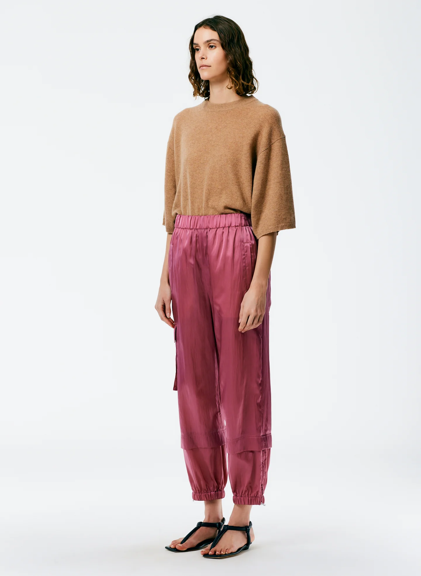 Shiny Nylon Wilt Pull On Jogger - Regular - Image 2