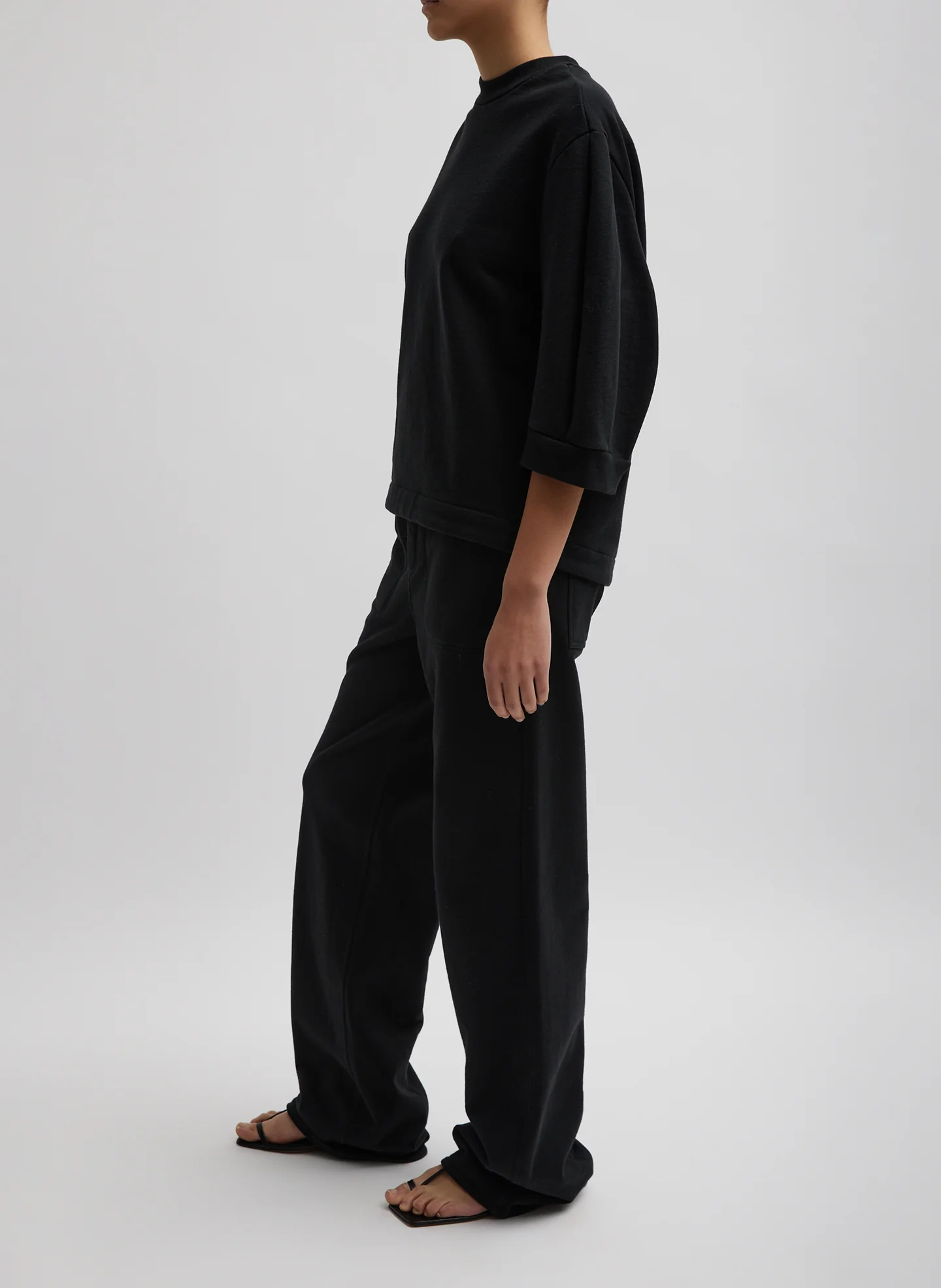 Sculpted Short Sleeve Sweatshirt - Image 5