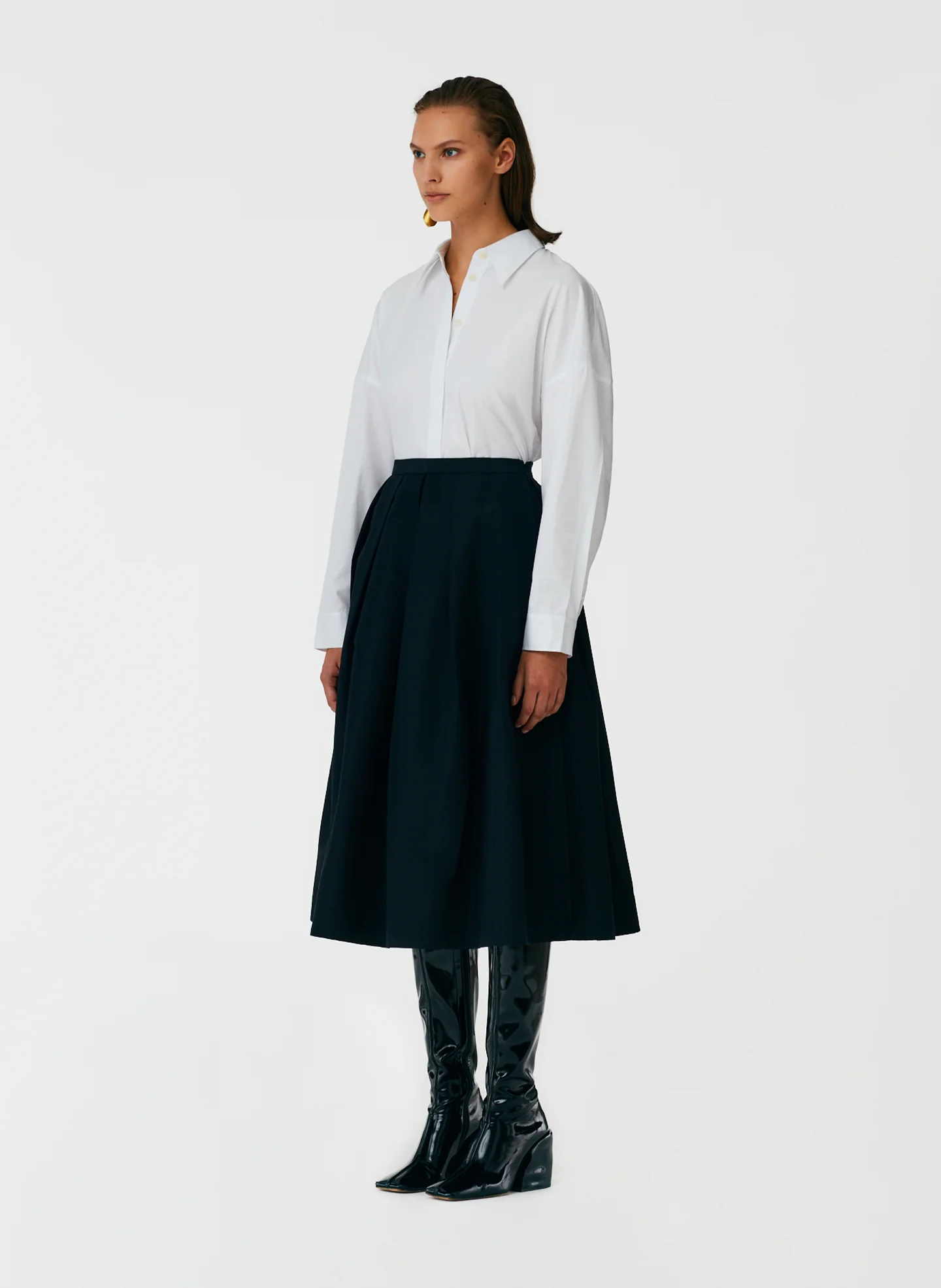 Silk Faille Full Skirt - Image 3