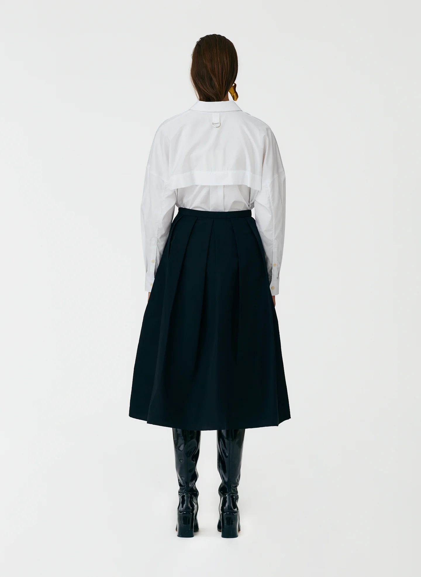 Silk Faille Full Skirt - Image 4