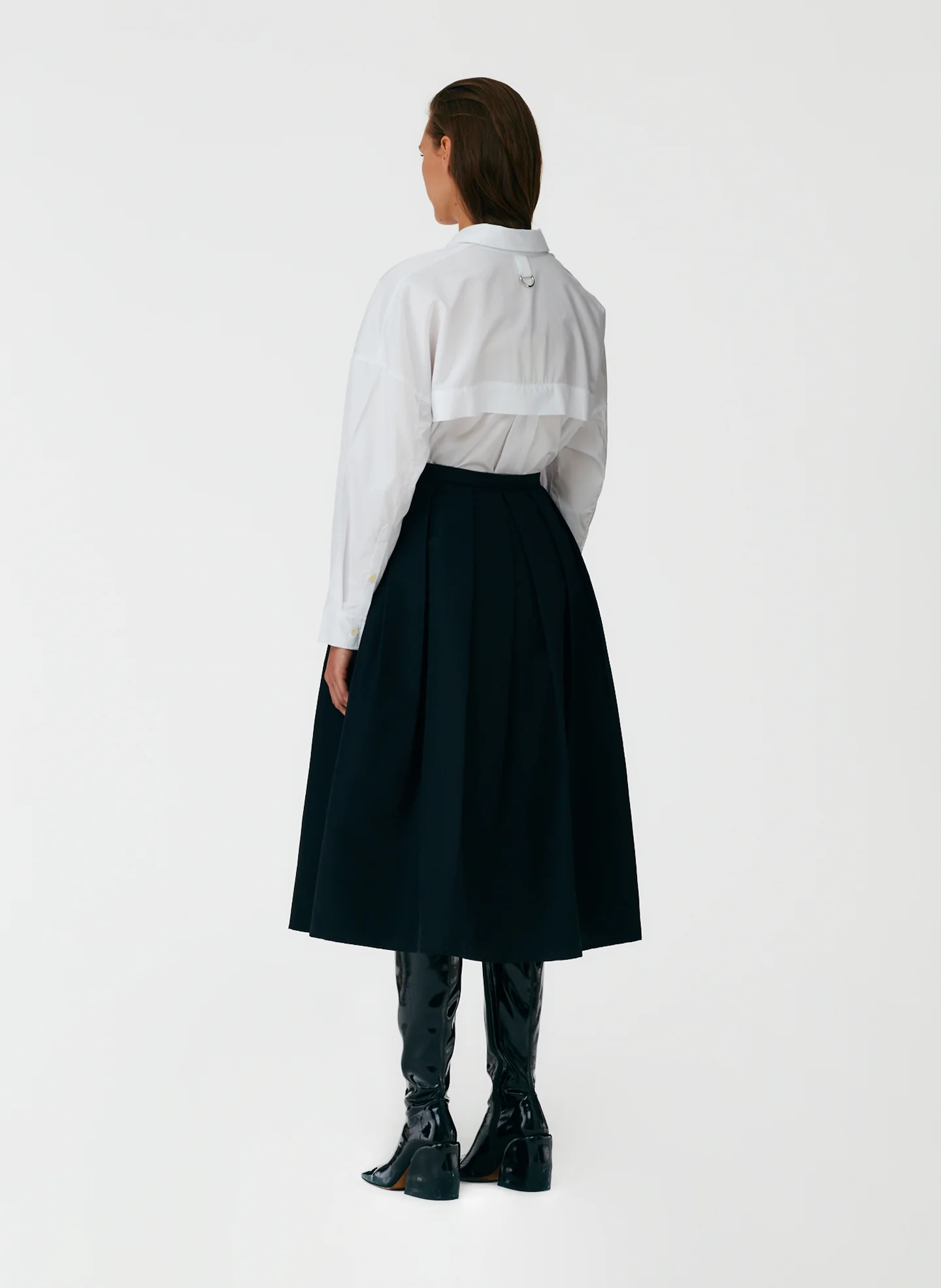 Silk Faille Full Skirt - Image 5