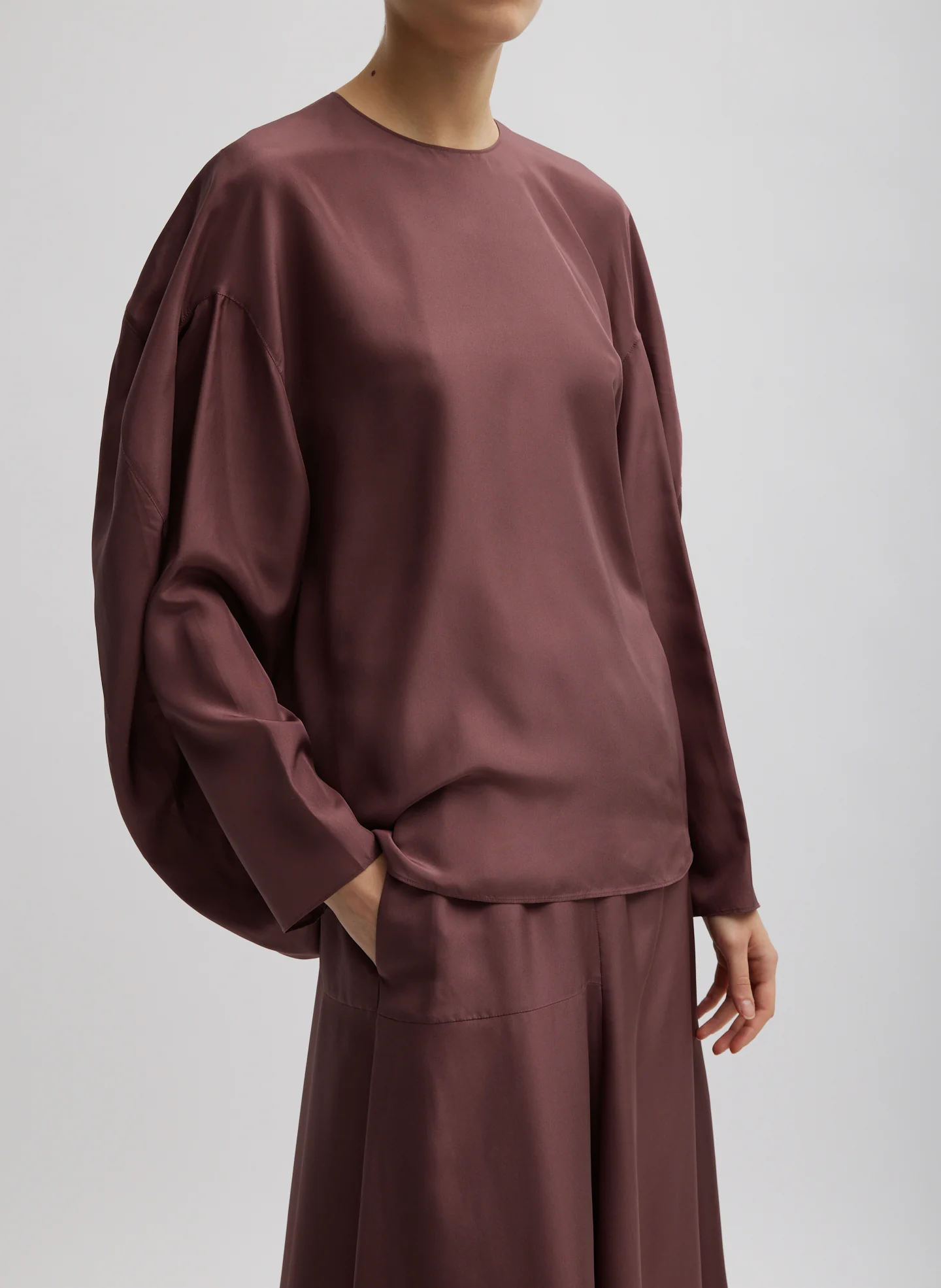 Silk Habutai Circular Top - Image 7