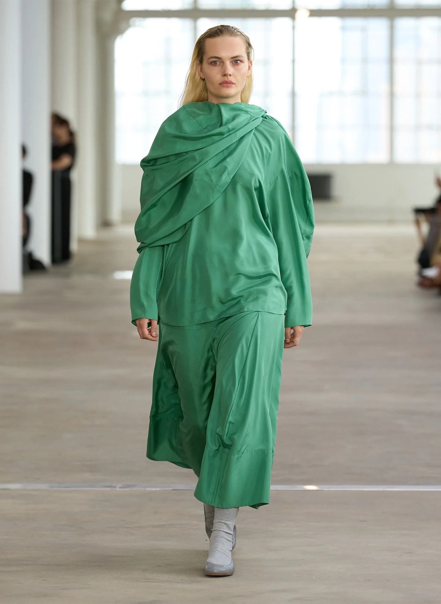 Silk Habutai Circular Top - Image 2