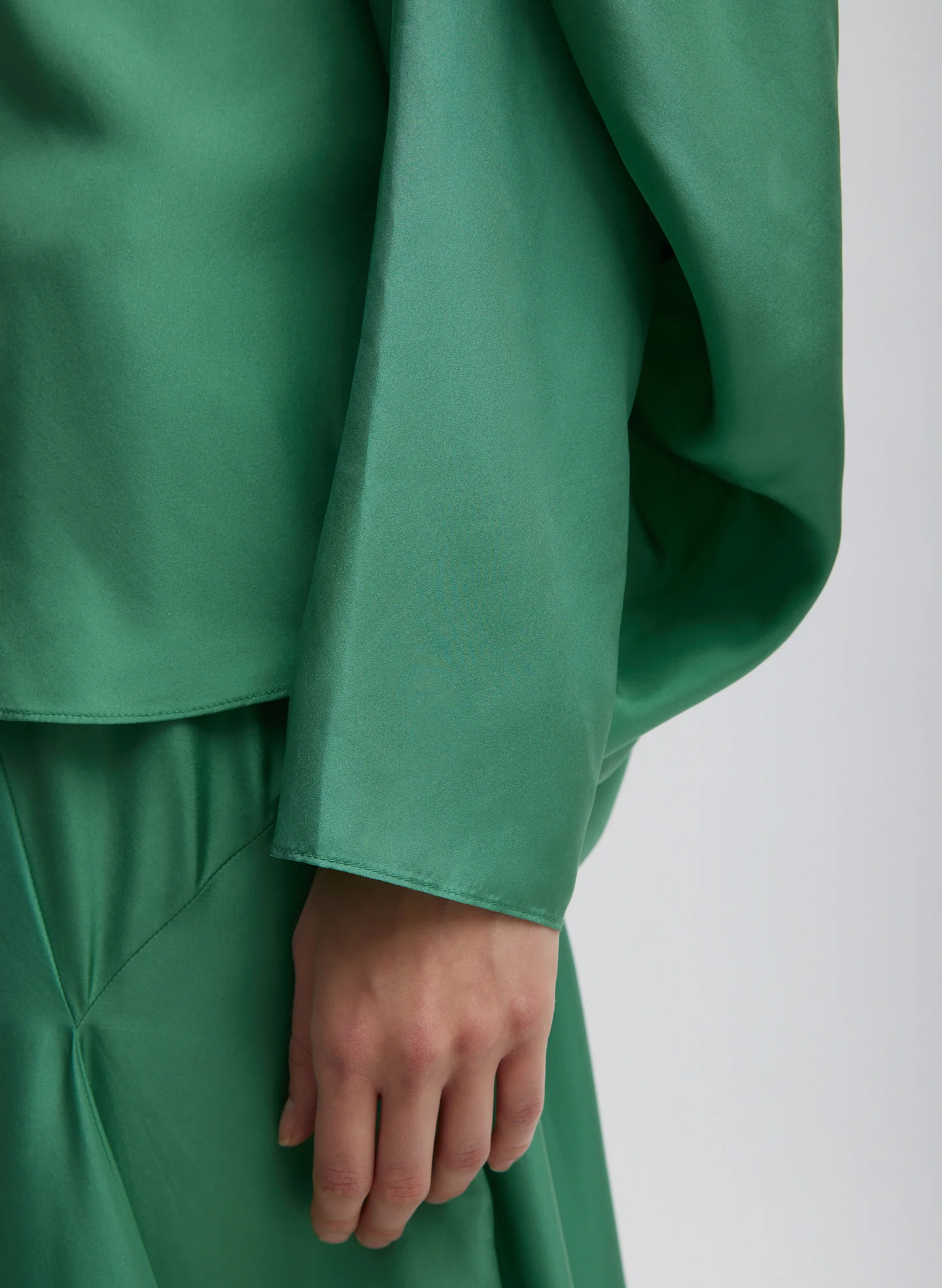 Silk Habutai Circular Top - Image 4
